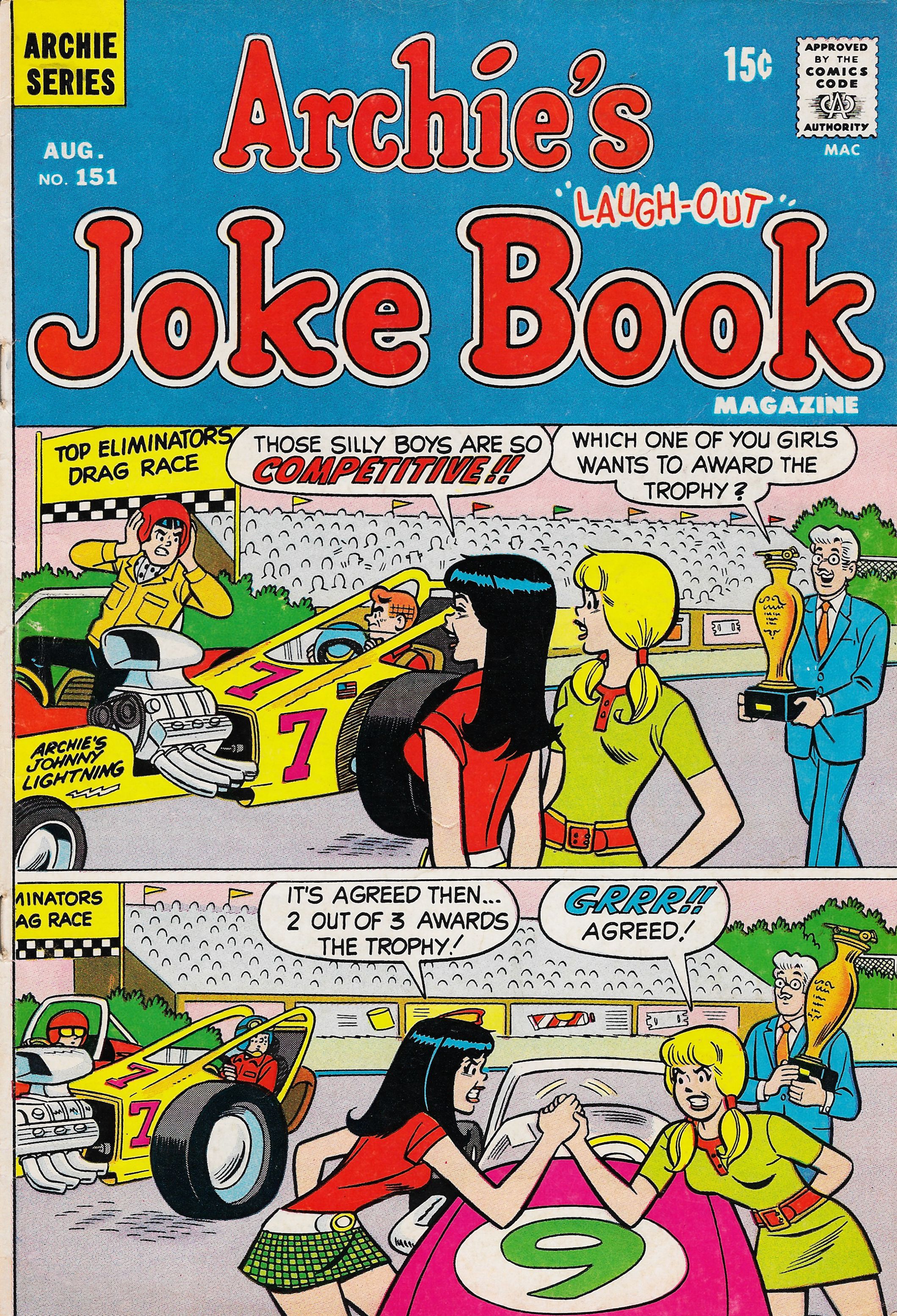 Read online Archie's Joke Book Magazine comic -  Issue #151 - 1