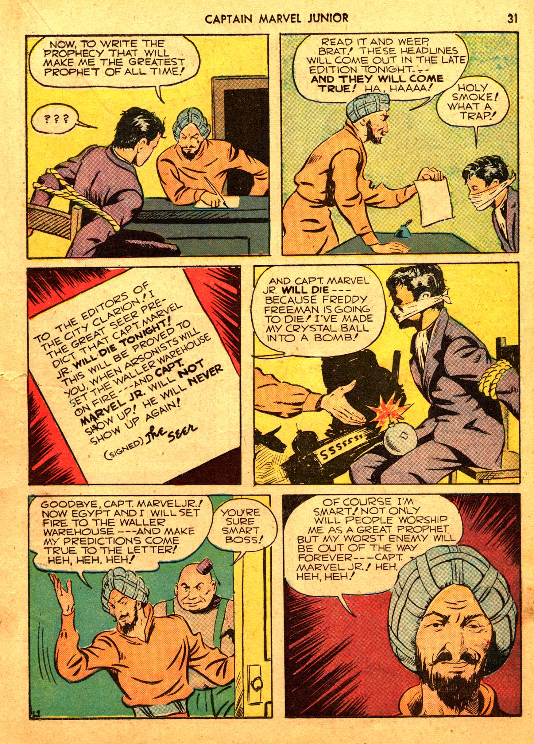 Read online Captain Marvel, Jr. comic -  Issue #8 - 32