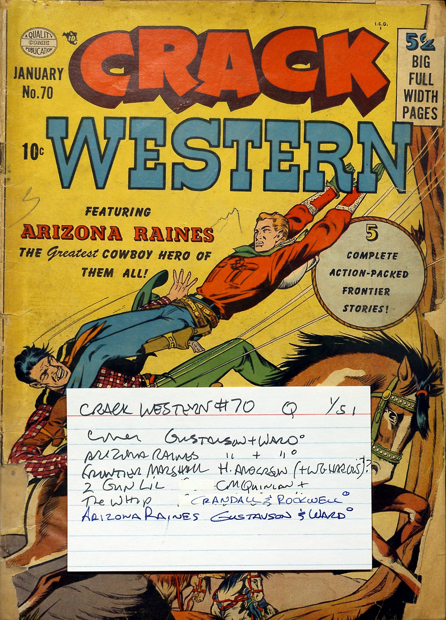 Read online Crack Western comic -  Issue #70 - 53