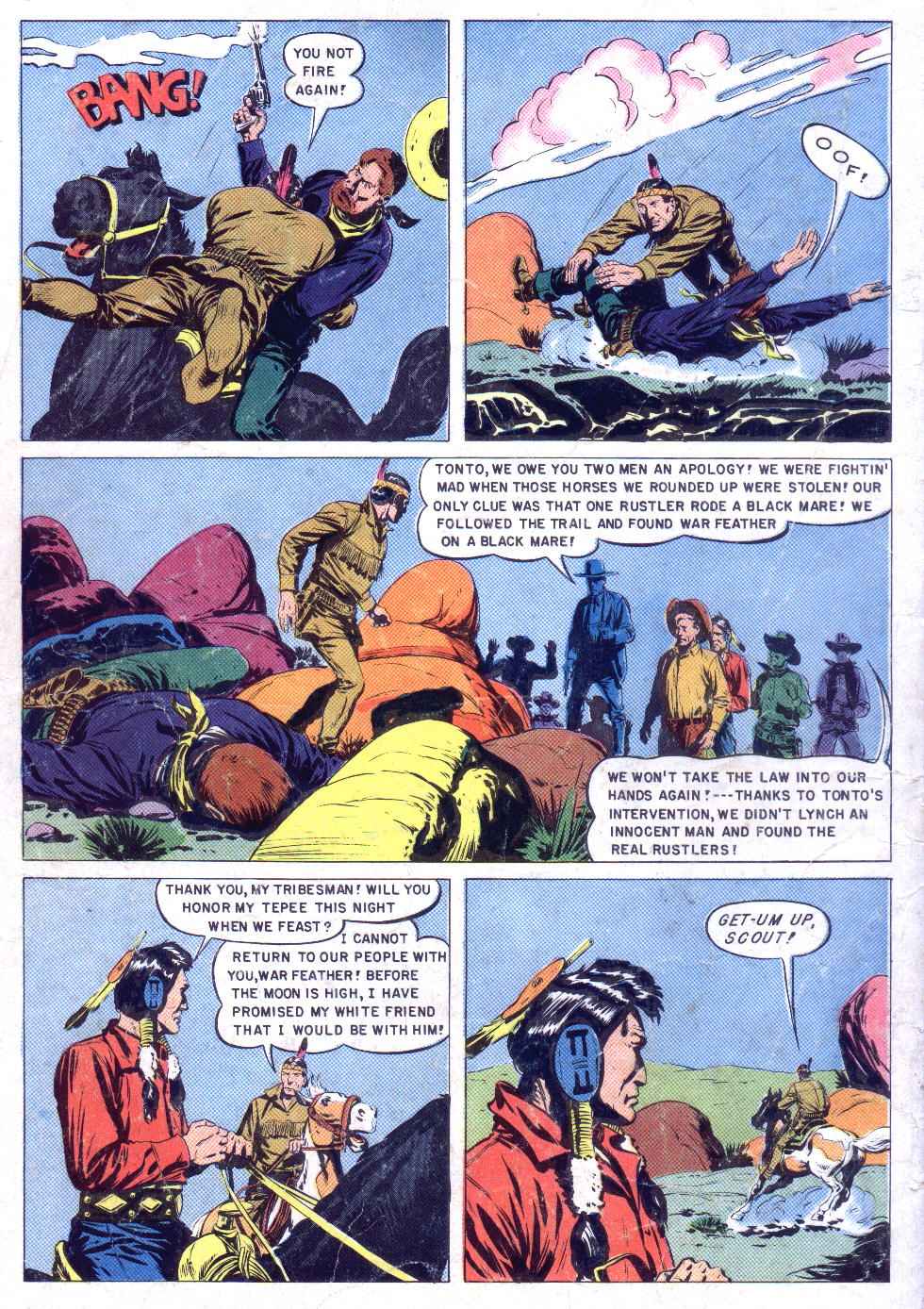 Read online Lone Ranger's Companion Tonto comic -  Issue #8 - 36