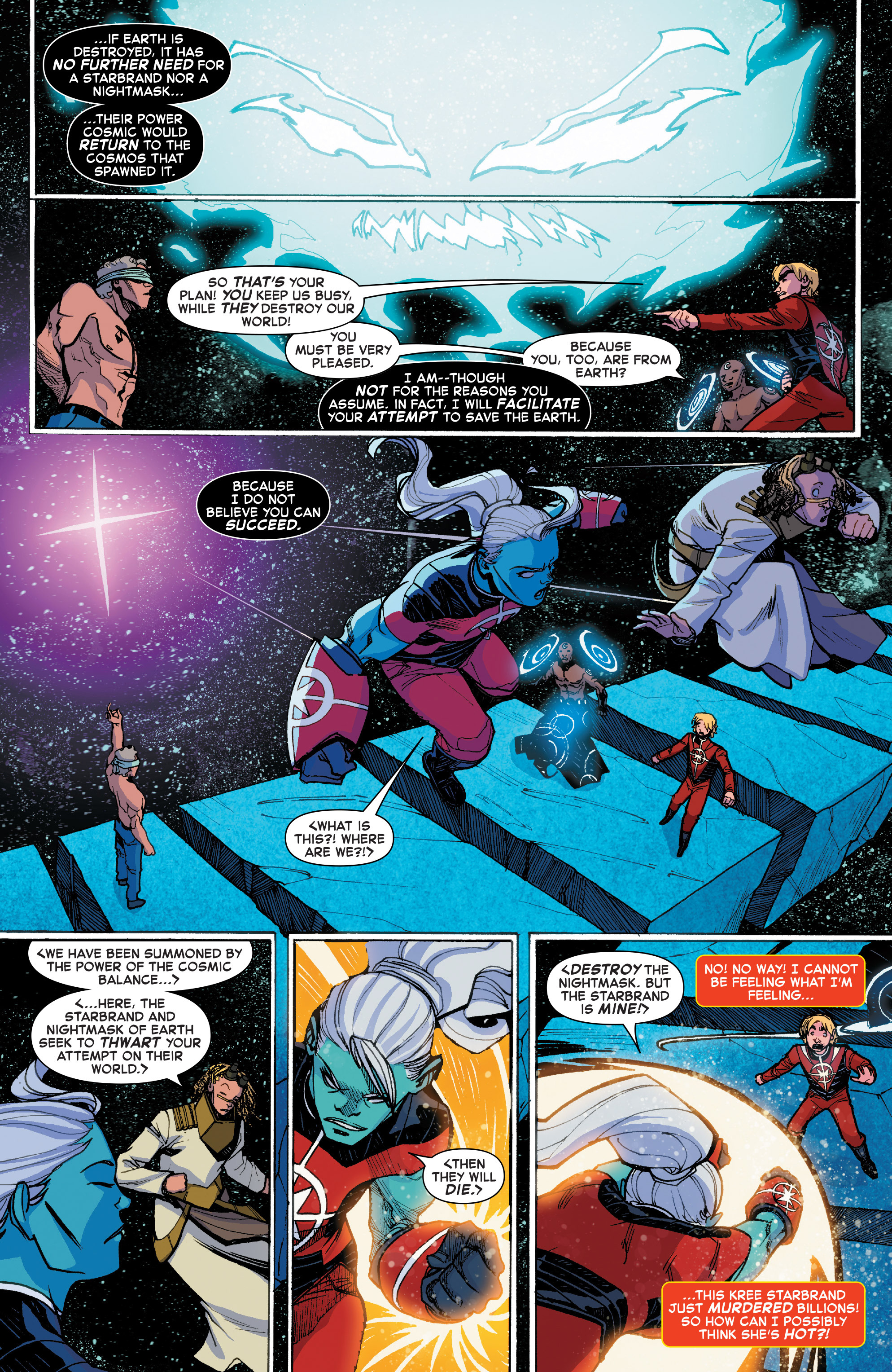 Read online Starbrand & Nightmask comic -  Issue #6 - 9