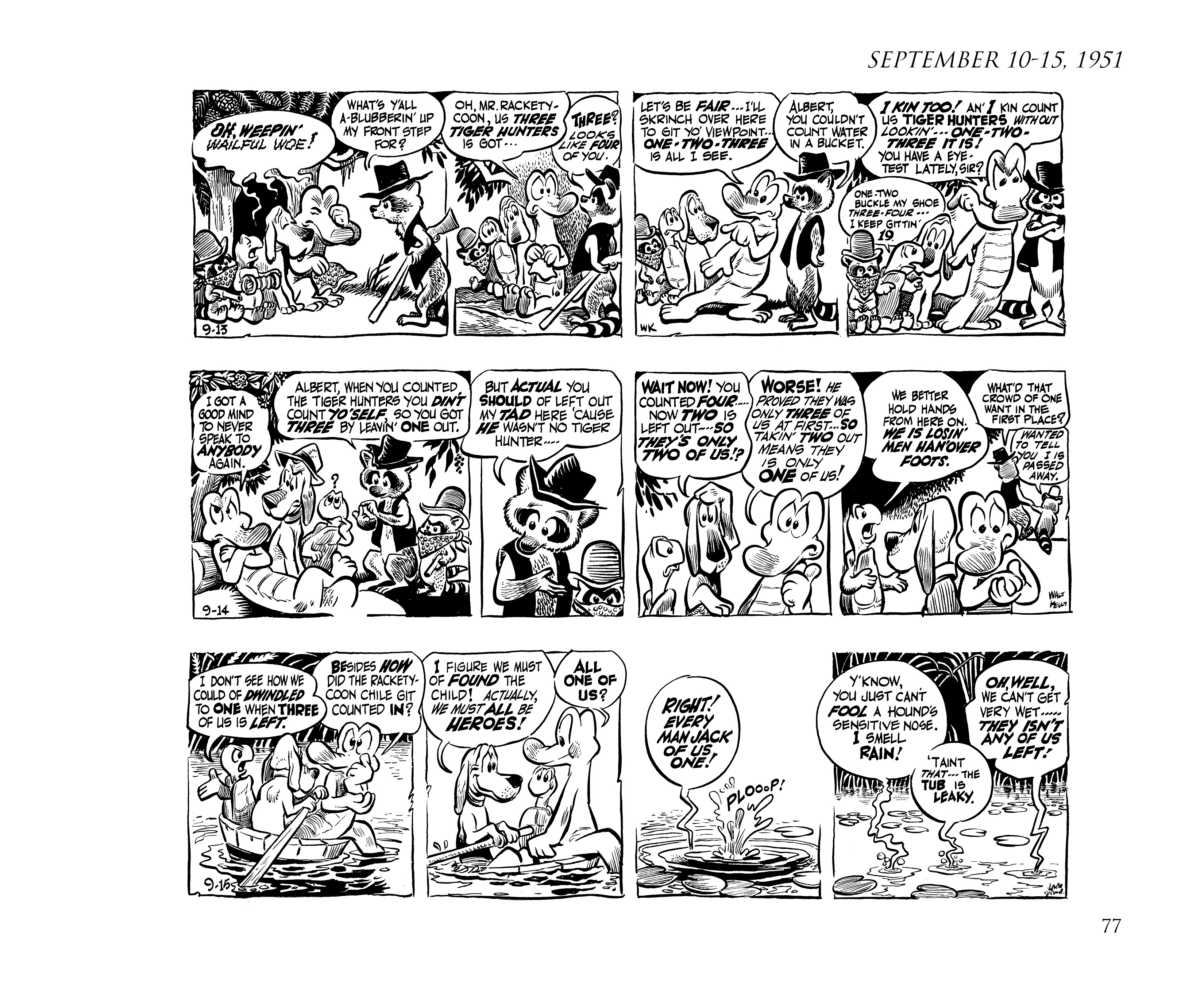 Read online Pogo by Walt Kelly: The Complete Syndicated Comic Strips comic -  Issue # TPB 2 (Part 1) - 95