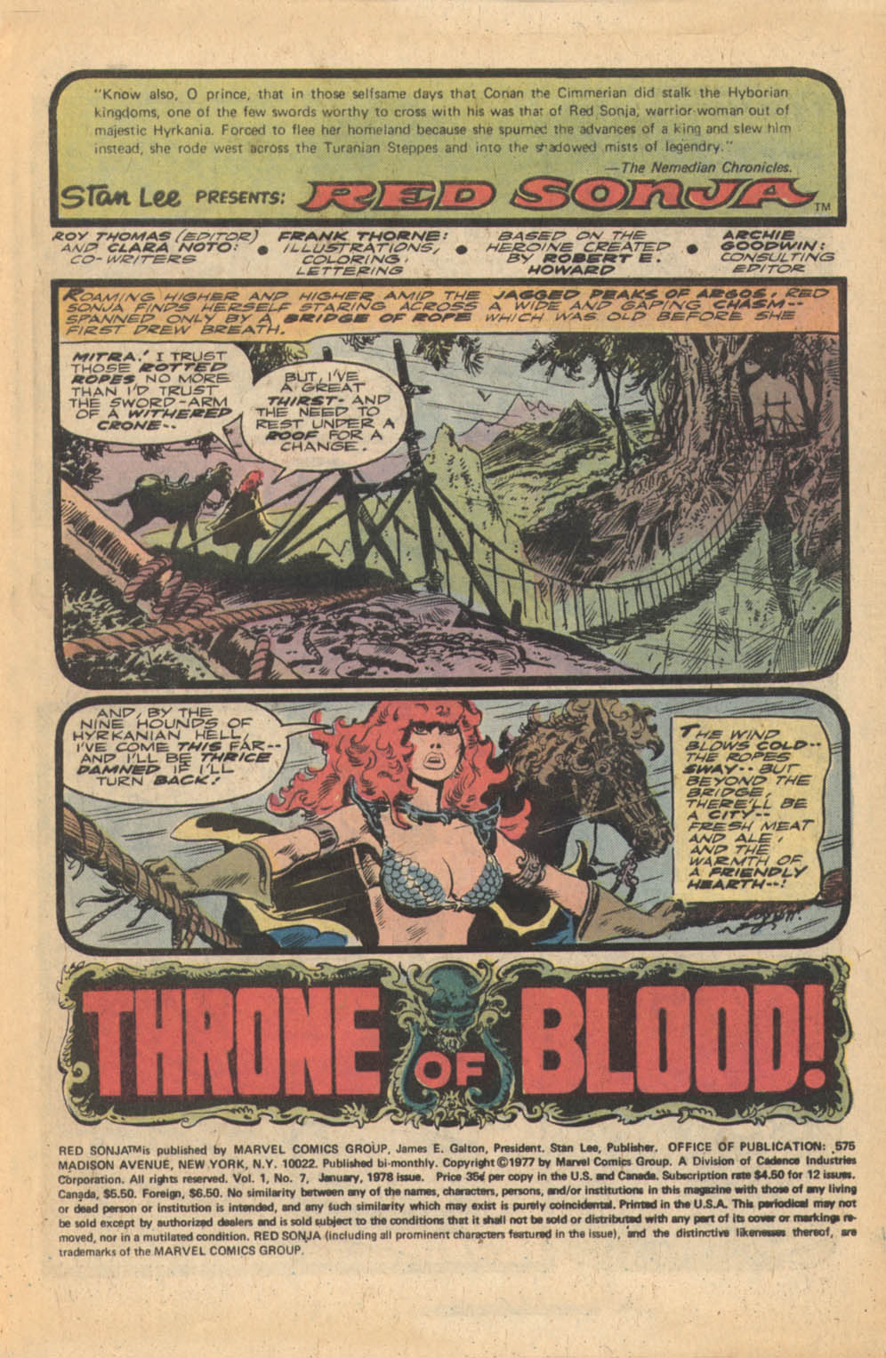 Red Sonja (1977) Issue #7 #7 - English 2