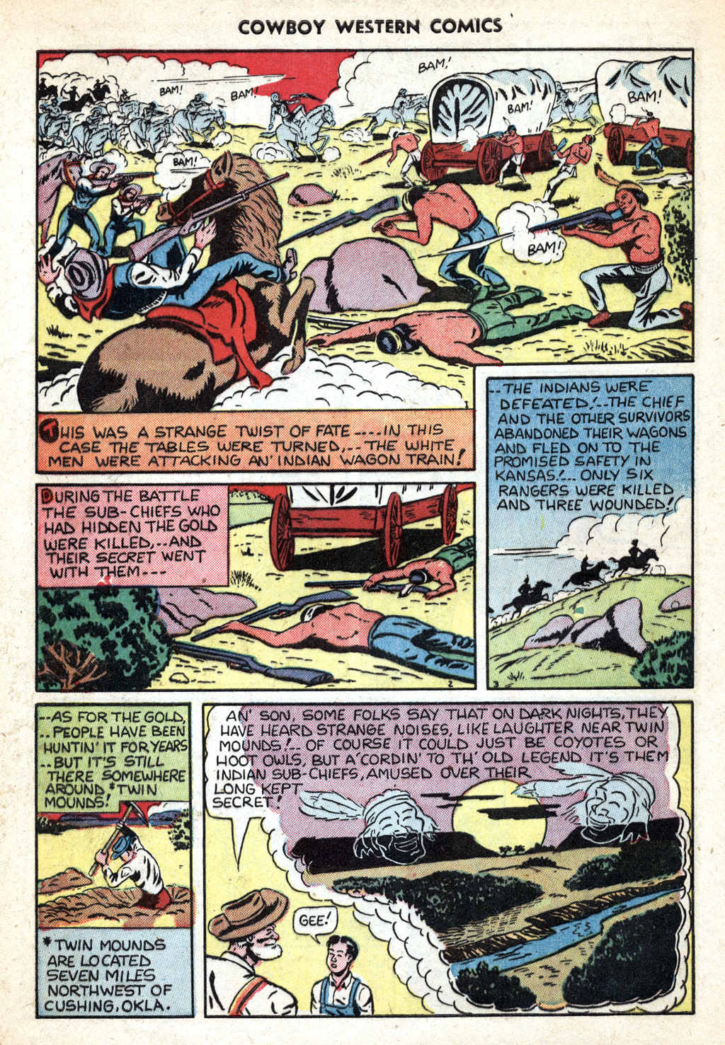 Read online Cowboy Western Comics (1948) comic -  Issue #32 - 28