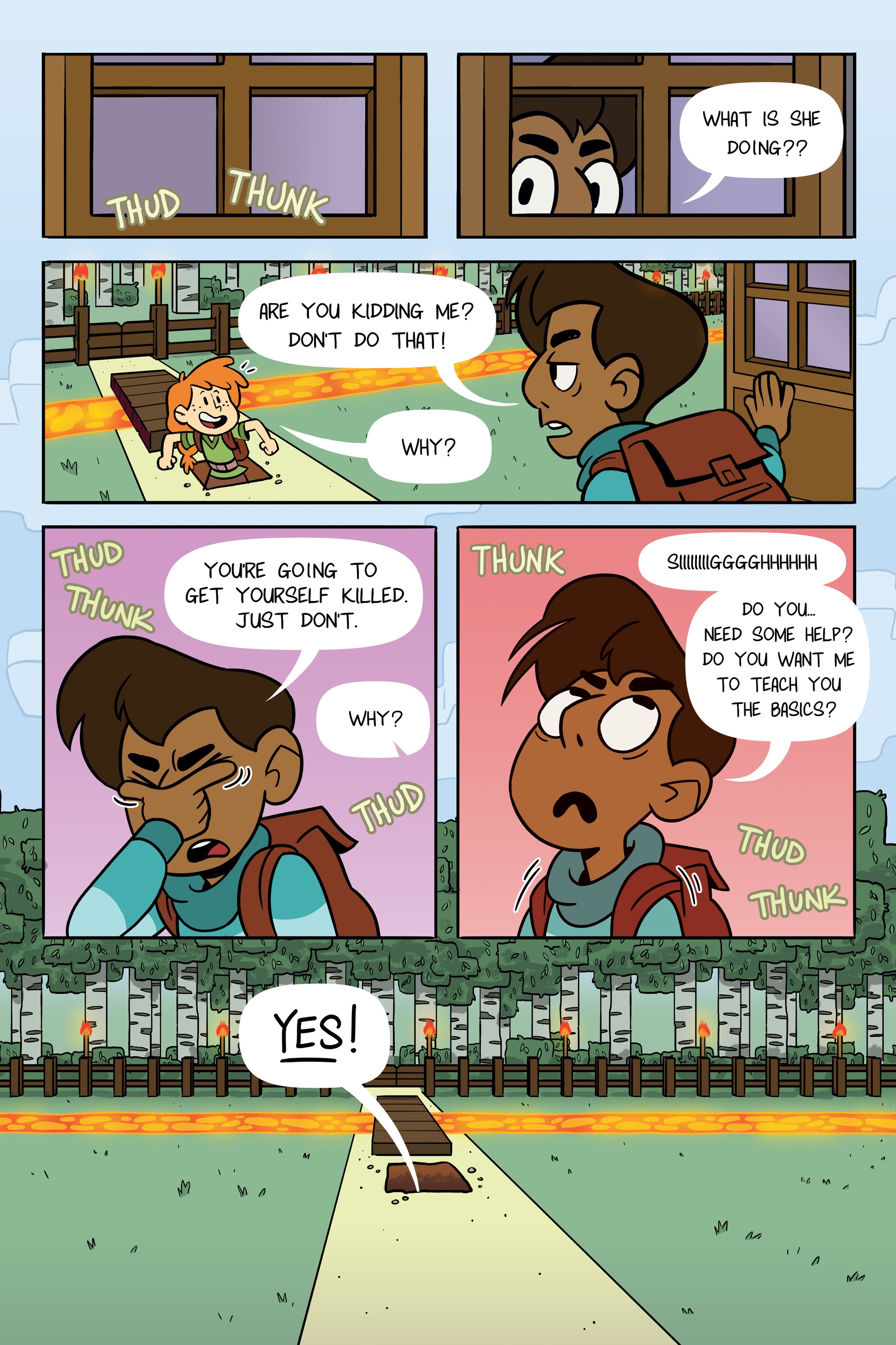 Read online Minecraft: Open World – Into the Nether comic -  Issue # TPB - 14