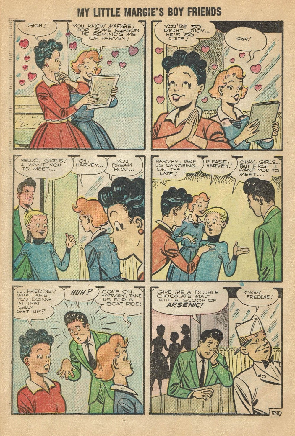 Read online My Little Margie's Boy Friends comic -  Issue #3 - 24