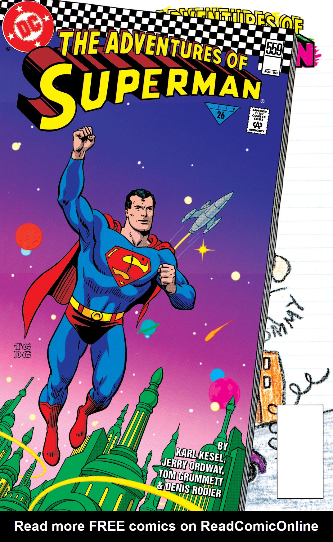 Read online Adventures of Superman (1987) comic -  Issue #559 - 1