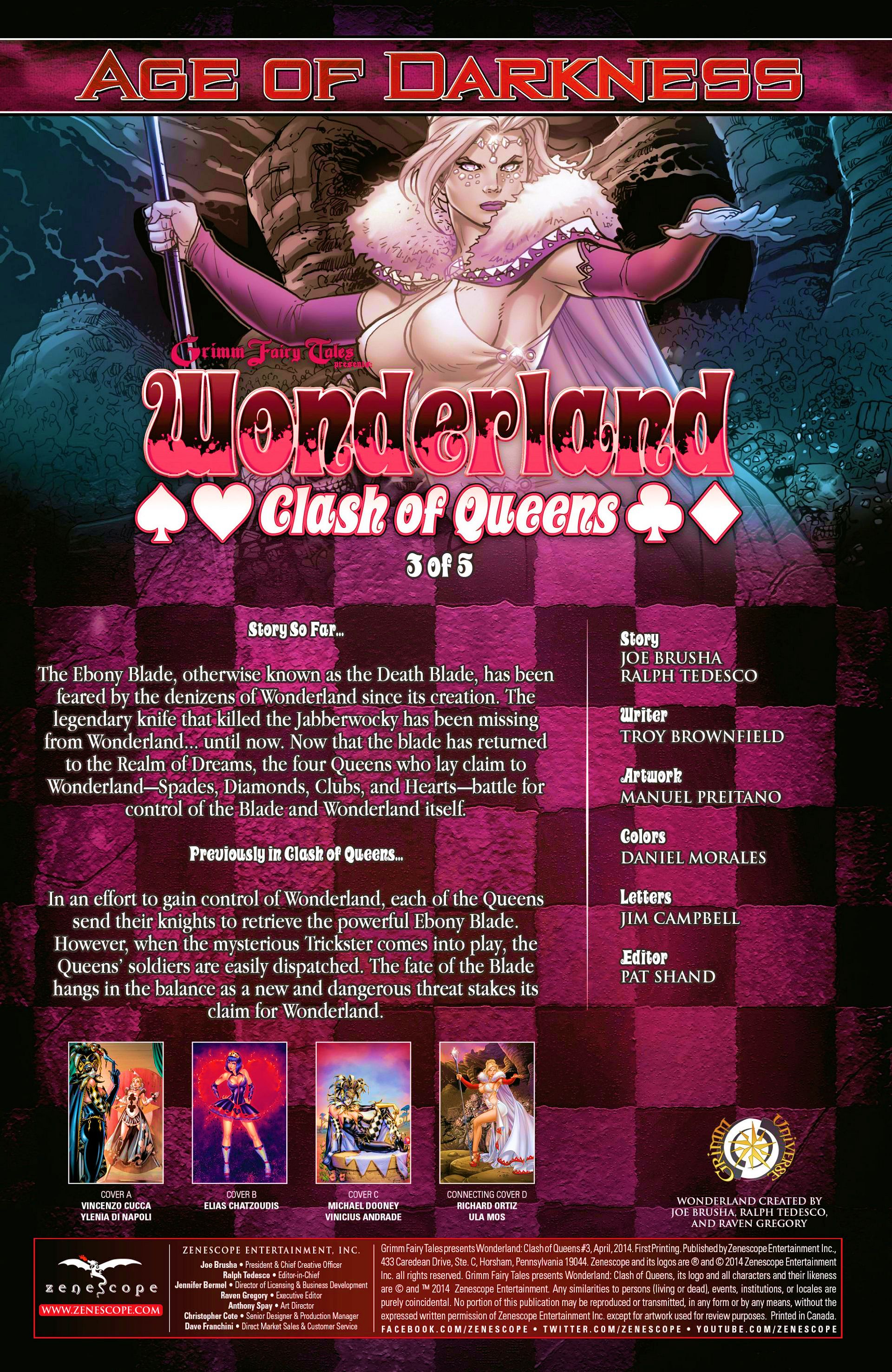 Read online Grimm Fairy Tales presents Wonderland: Clash of Queens comic -  Issue #3 - 4