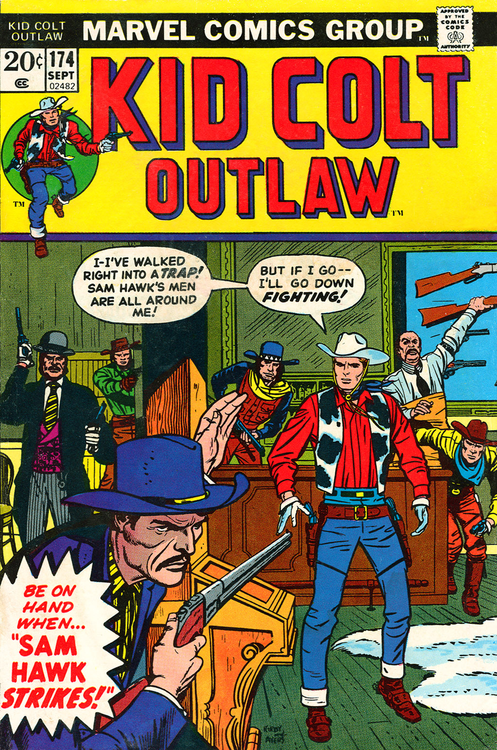 Read online Kid Colt Outlaw comic -  Issue #174 - 1