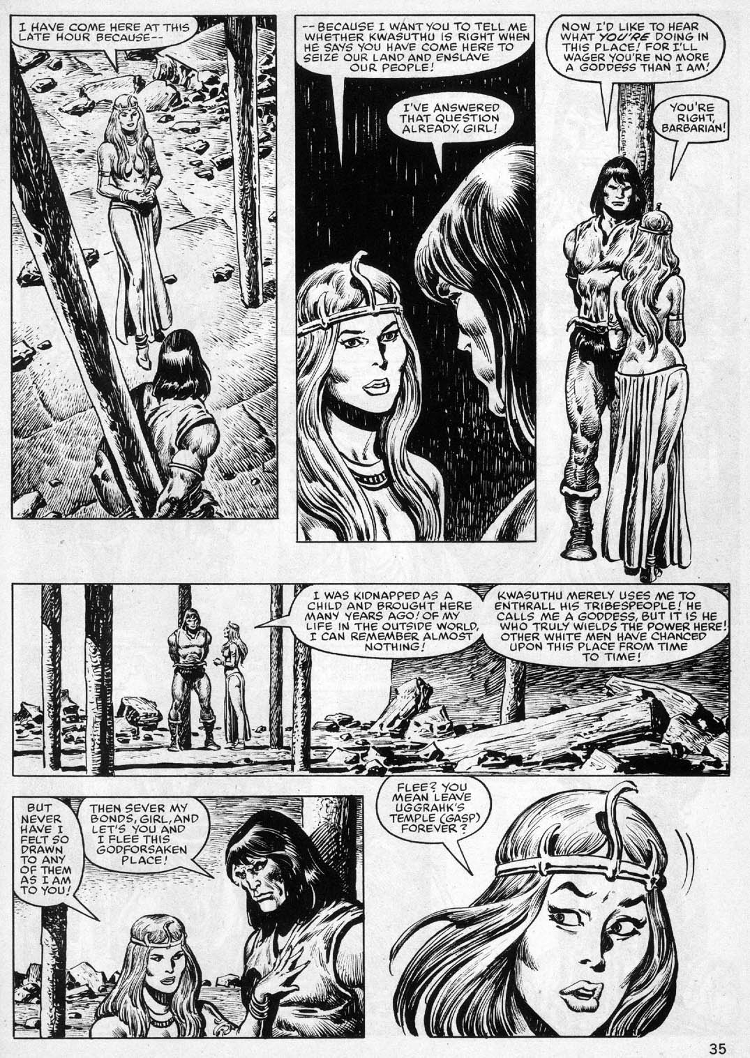 Read online The Savage Sword Of Conan comic -  Issue #100 - 31
