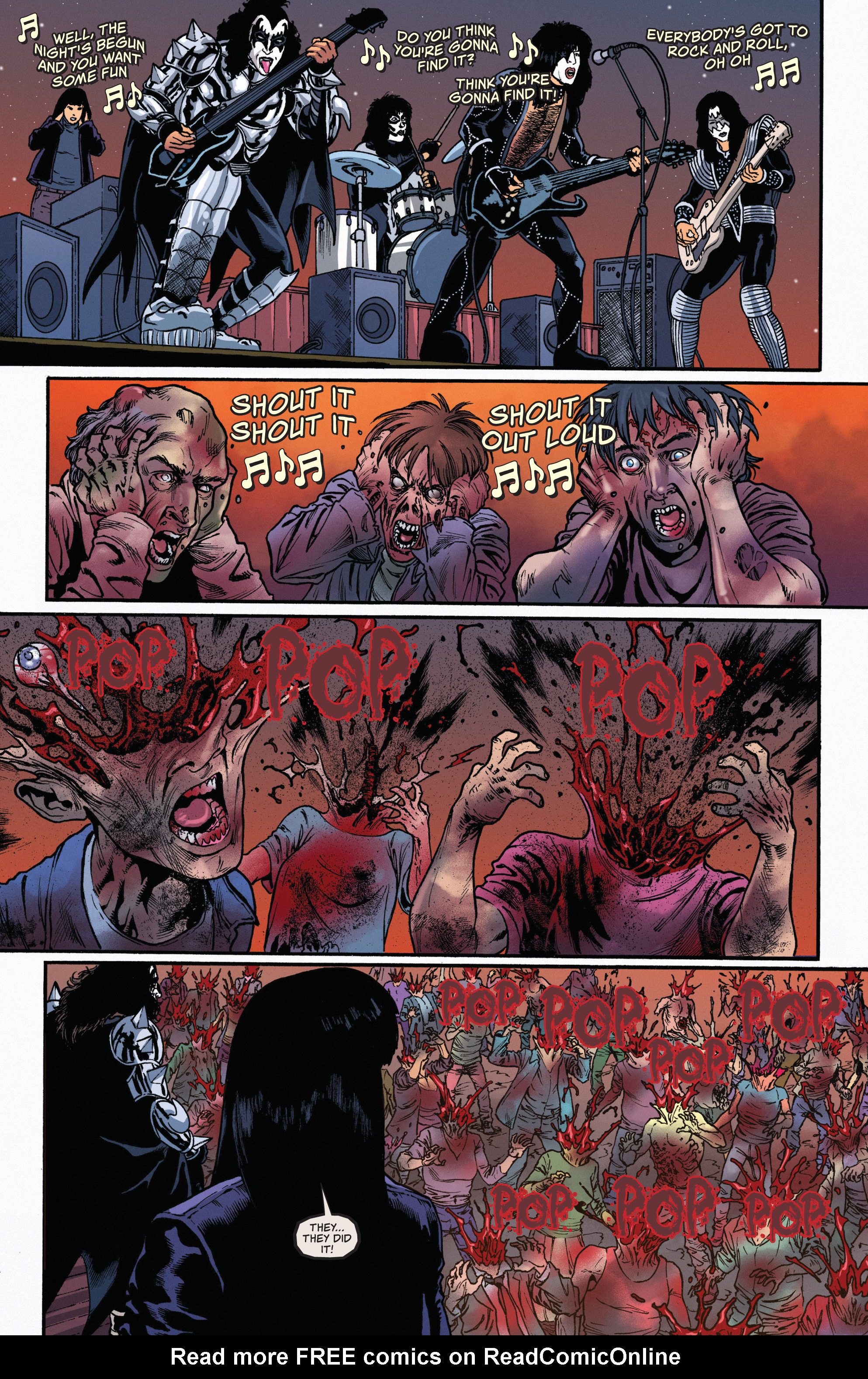 Read online Kiss: Zombies comic -  Issue #5 - 20