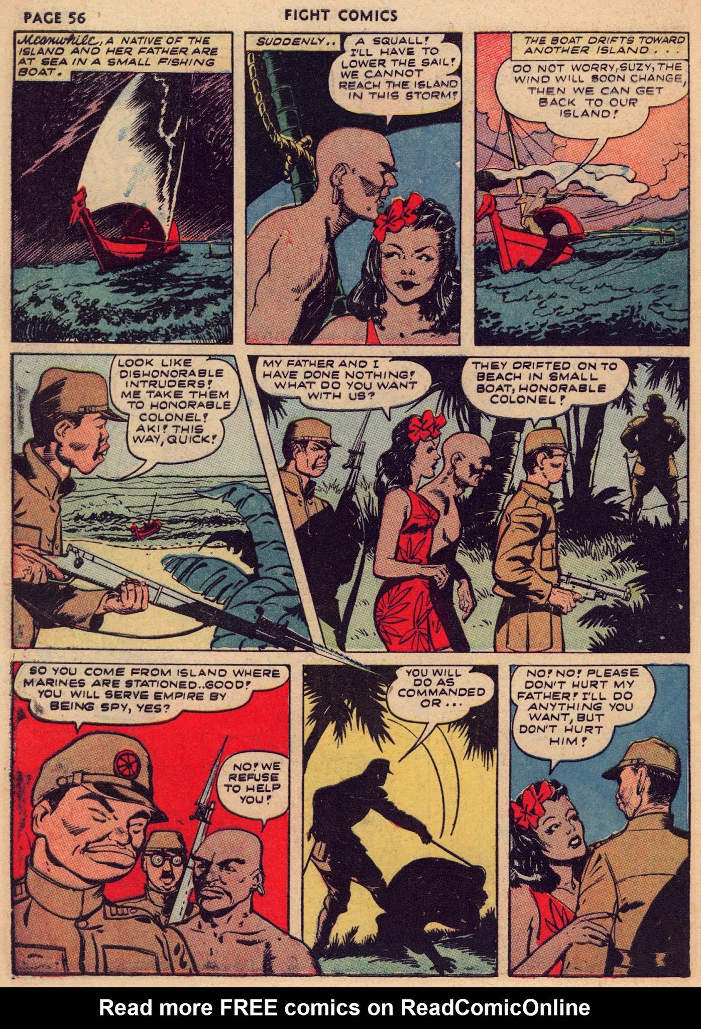 Read online Fight Comics comic -  Issue #24 - 58