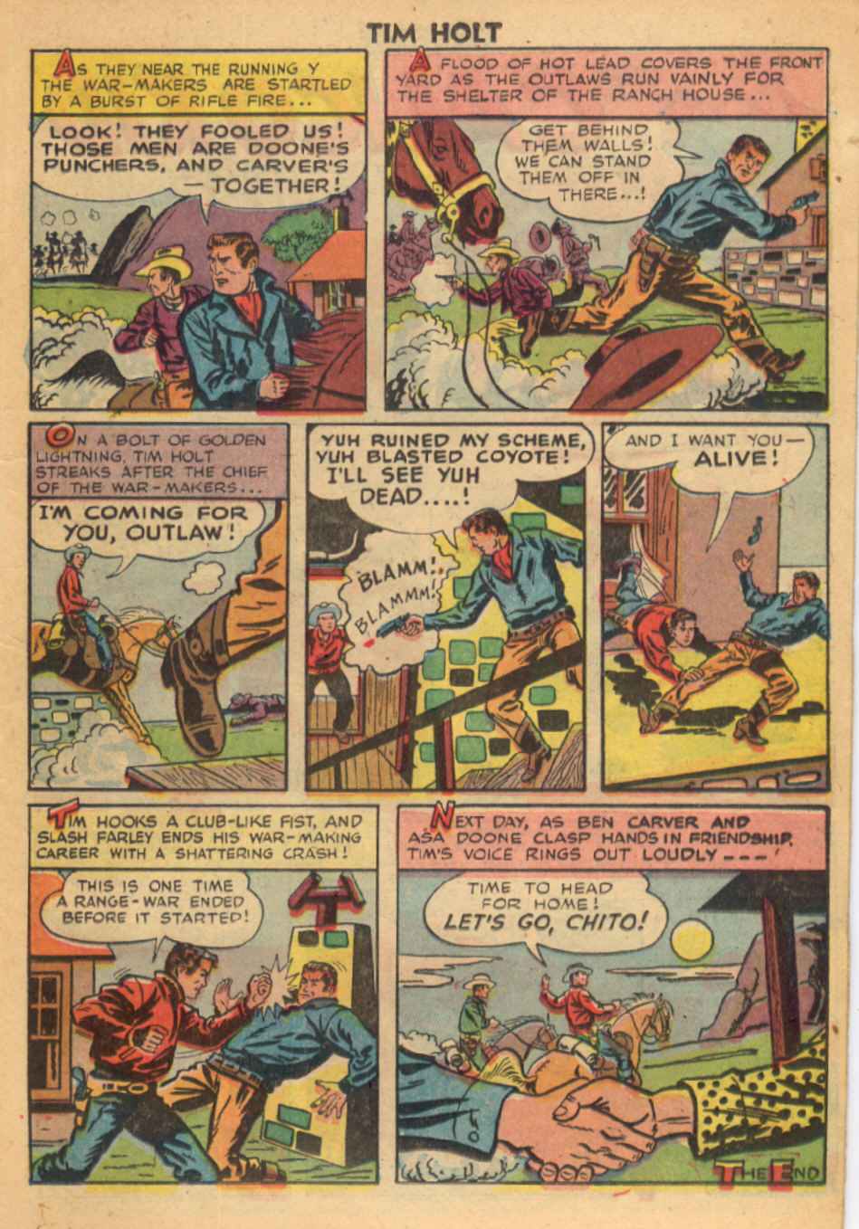 Read online Tim Holt comic -  Issue #8 - 11