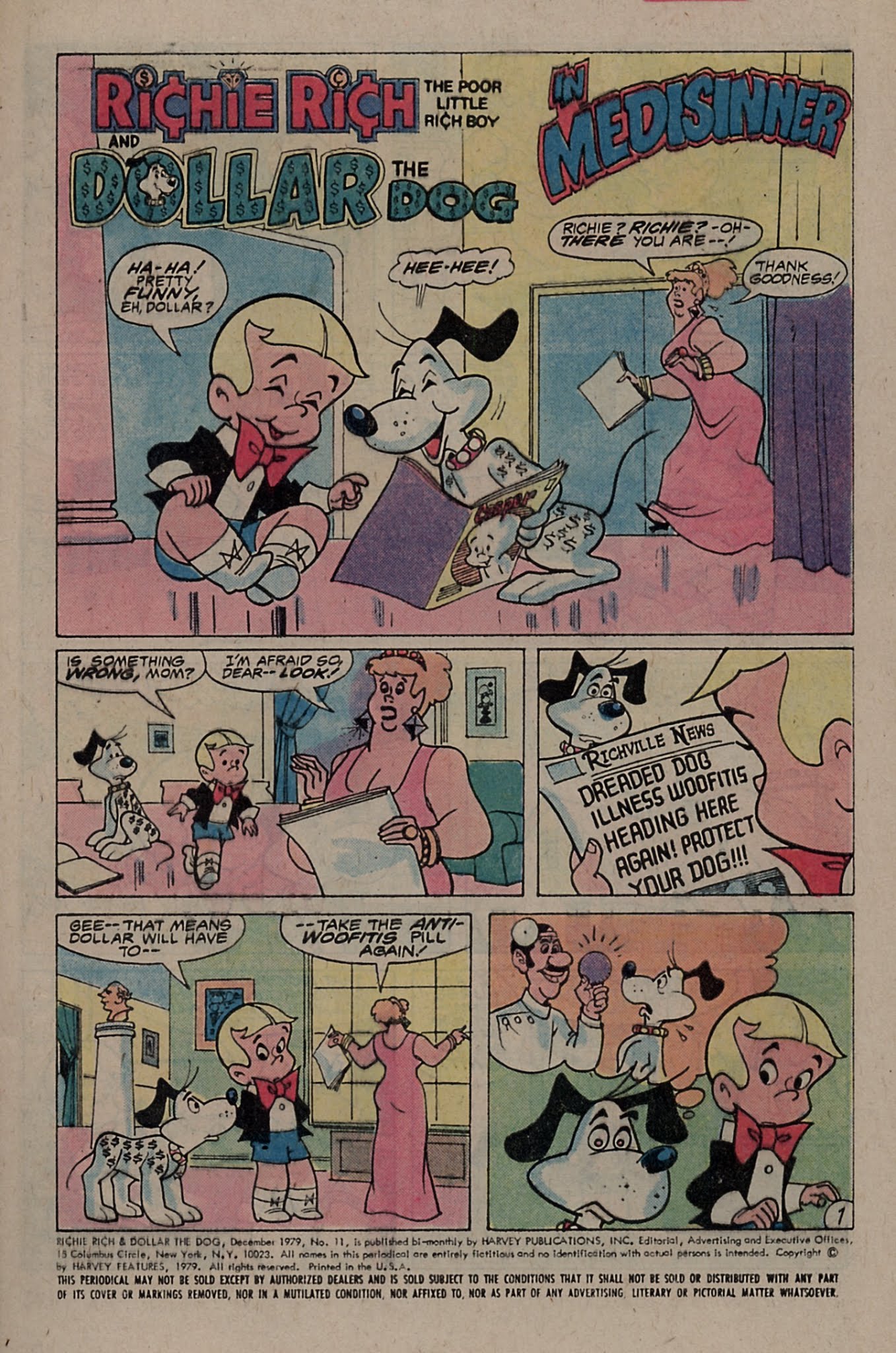 Read online Richie Rich & Dollar the Dog comic -  Issue #11 - 5