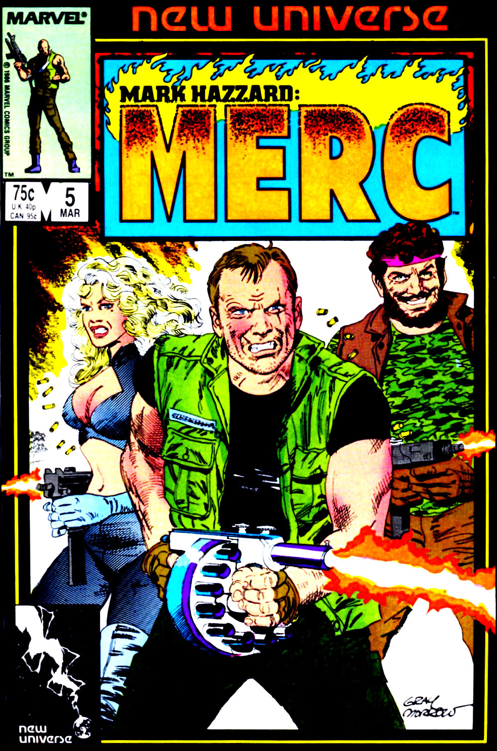 Read online Mark Hazzard: Merc comic -  Issue #5 - 1