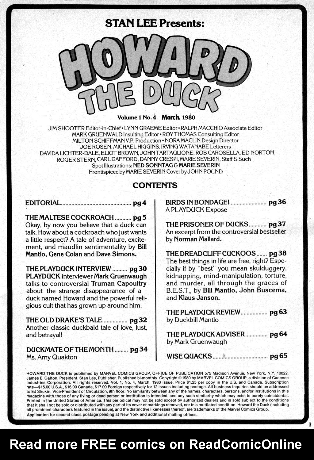 Read online Howard the Duck (1979) comic -  Issue #4 - 3