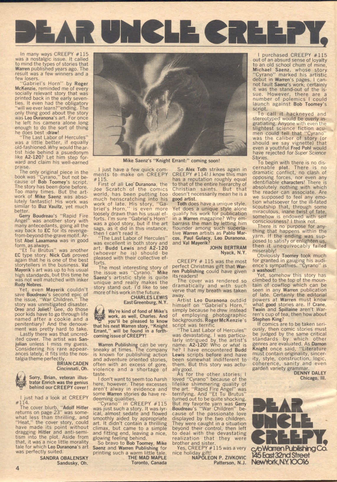 Read online Creepy (1964) comic -  Issue #117 - 4