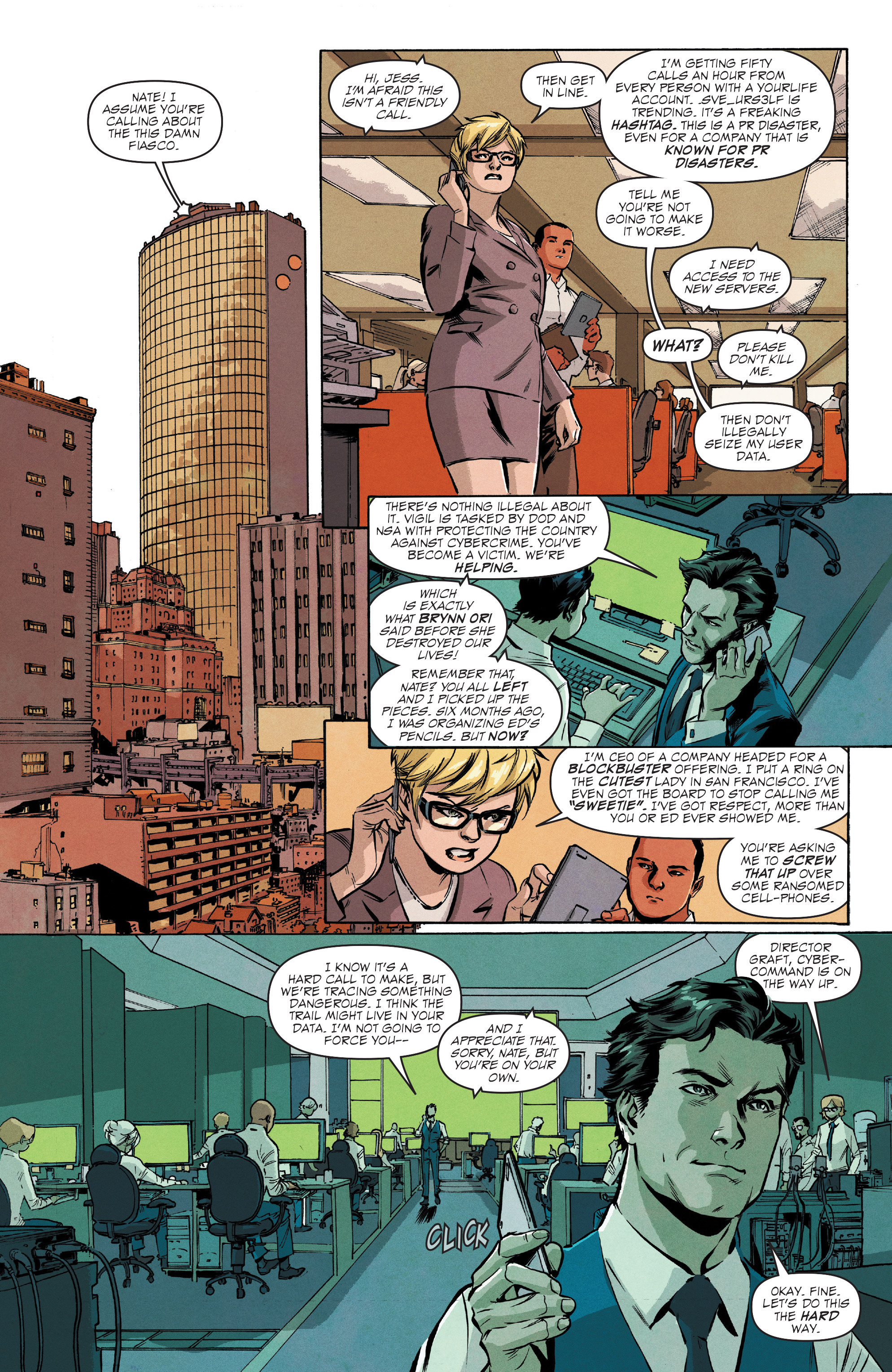 Read online Hacktivist Volume 2 comic -  Issue #1 - 8