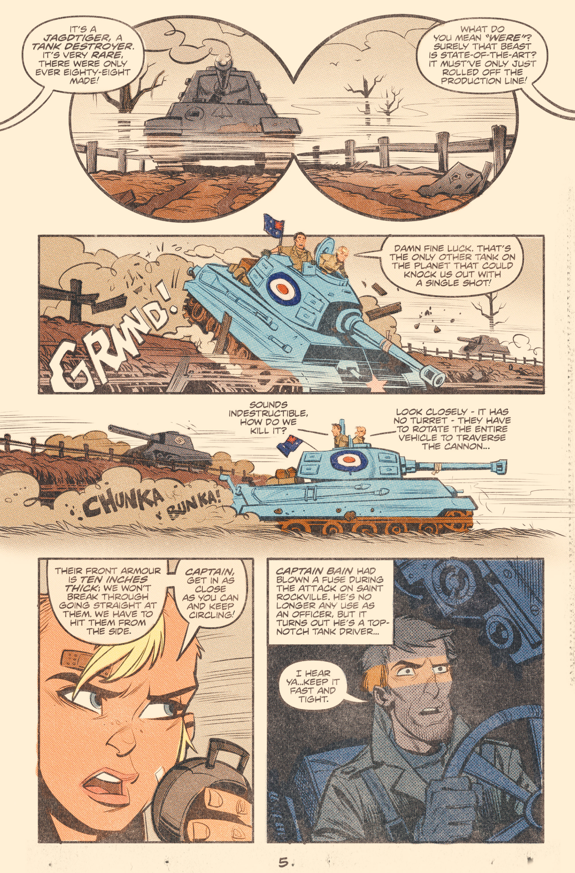 Read online Tank Girl: World War Tank Girl comic -  Issue #2 - 7