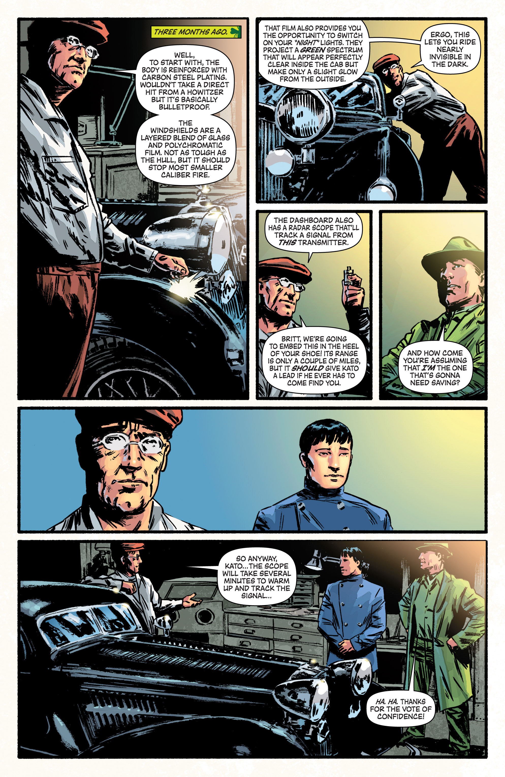 Green Hornet: Year One Issue #11 #12 - English 10