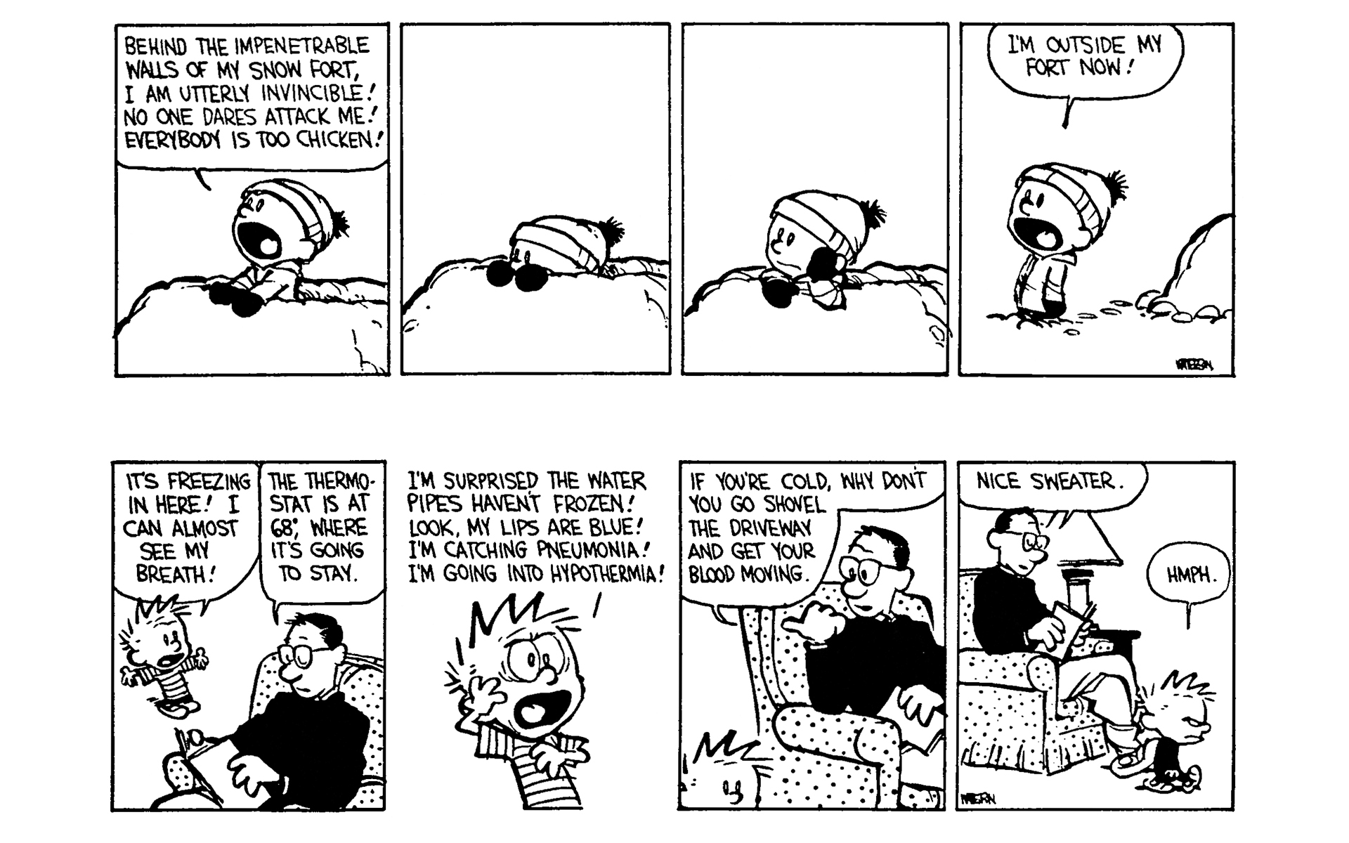 Read online Calvin and Hobbes comic -  Issue #7 - 110