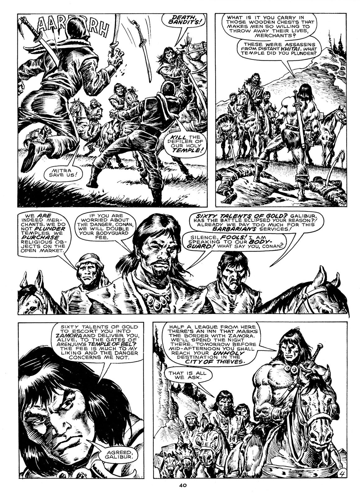 Read online The Savage Sword Of Conan comic -  Issue #211 - 38