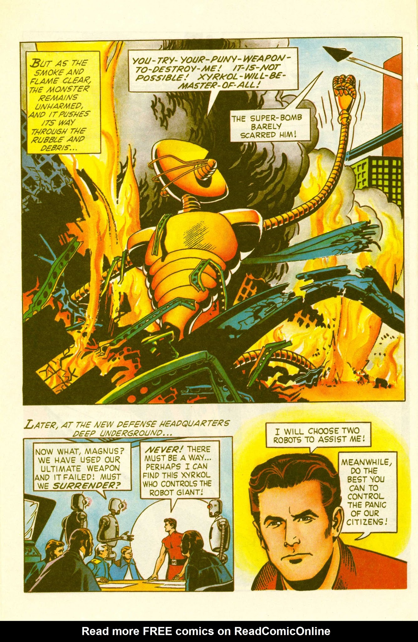 Read online Vintage Magnus, Robot Fighter comic -  Issue #2 - 15