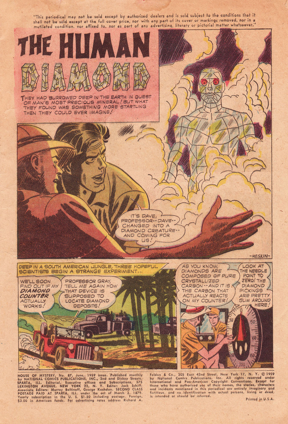 Read online House of Mystery (1951) comic -  Issue #87 - 3