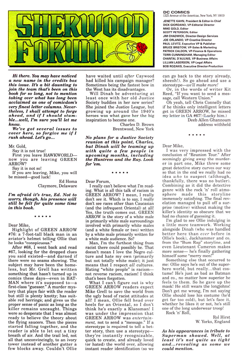 Read online Green Arrow (1988) comic -  Issue #76 - 23