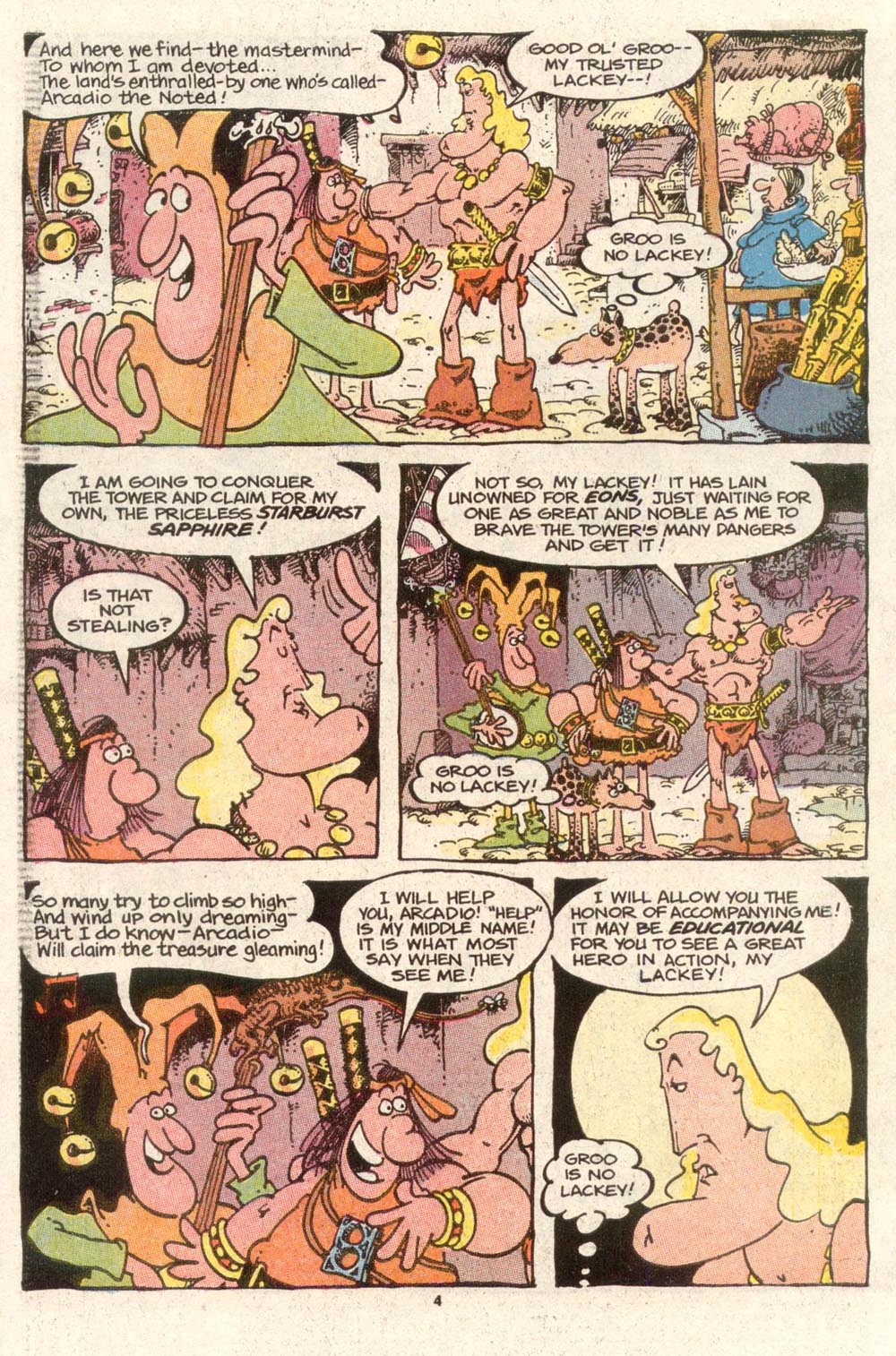 Read online Sergio Aragonés Groo the Wanderer comic -  Issue #47 - 4
