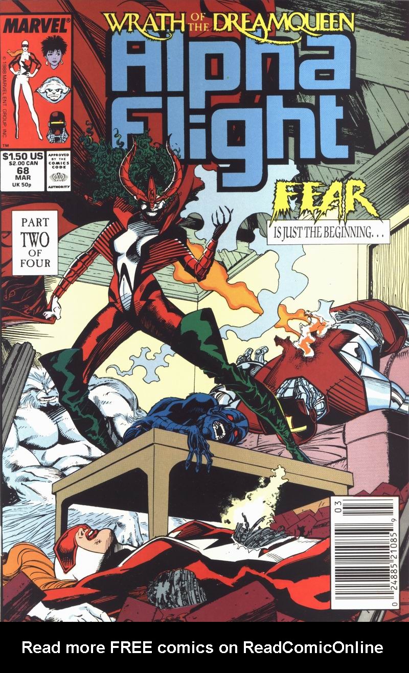Read online Alpha Flight (1983) comic -  Issue #68 - 1