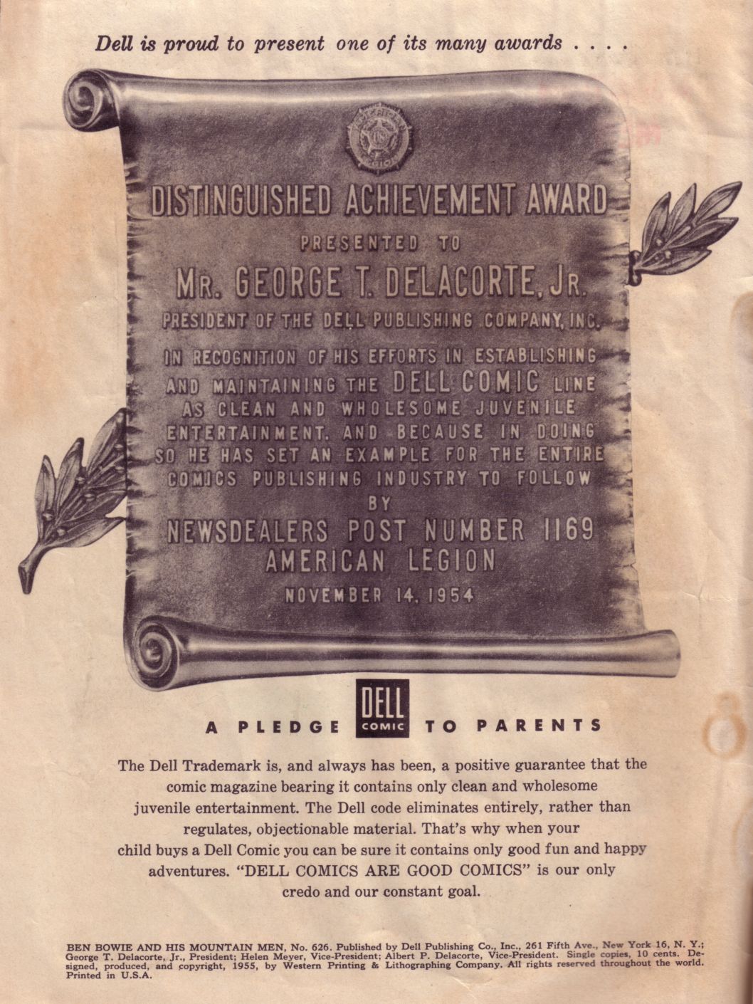 Read online Four Color Comics comic -  Issue #626 - 2