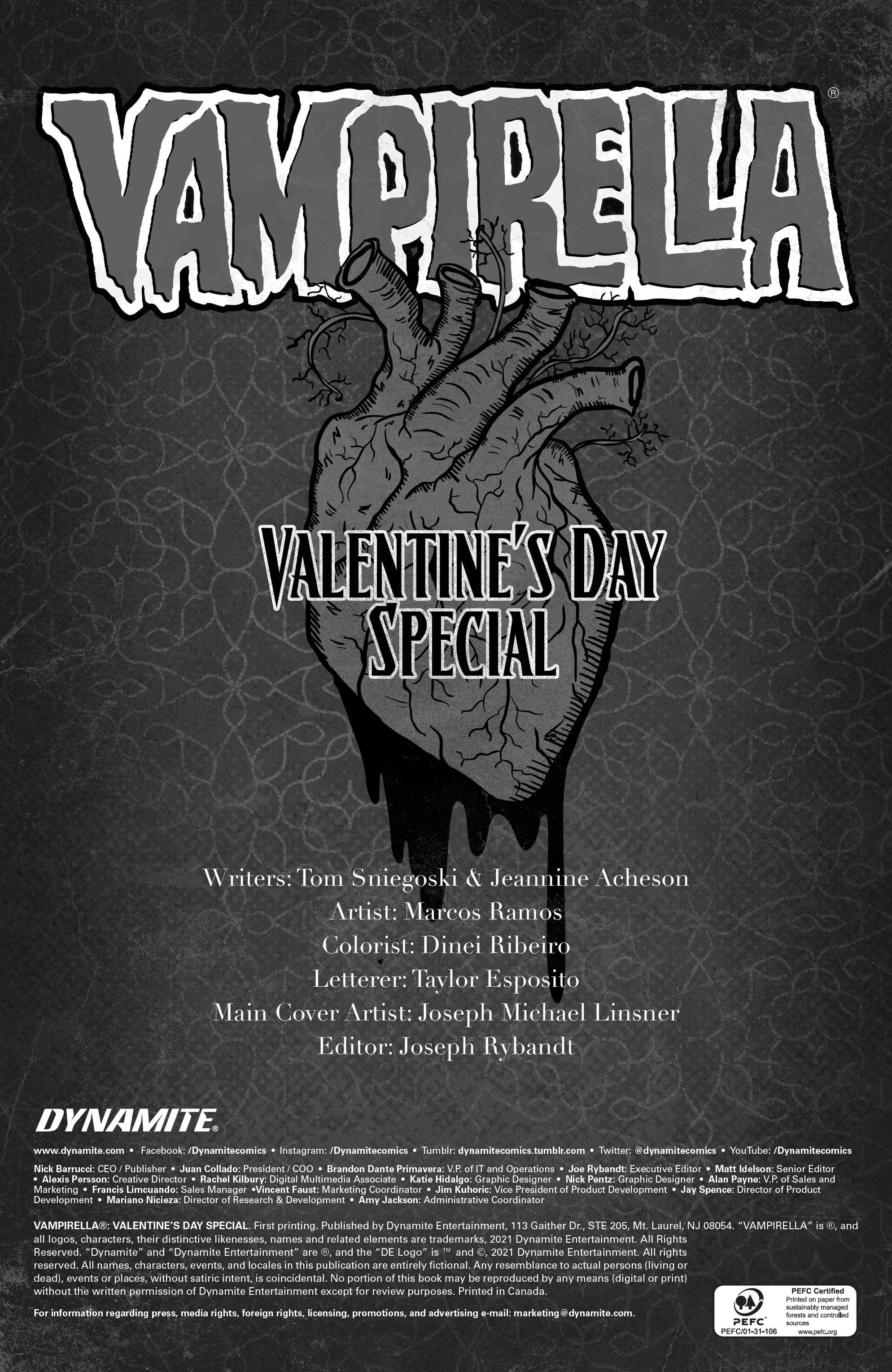 Read online Vampirella Valentine's Day Special comic -  Issue #2021 - 4