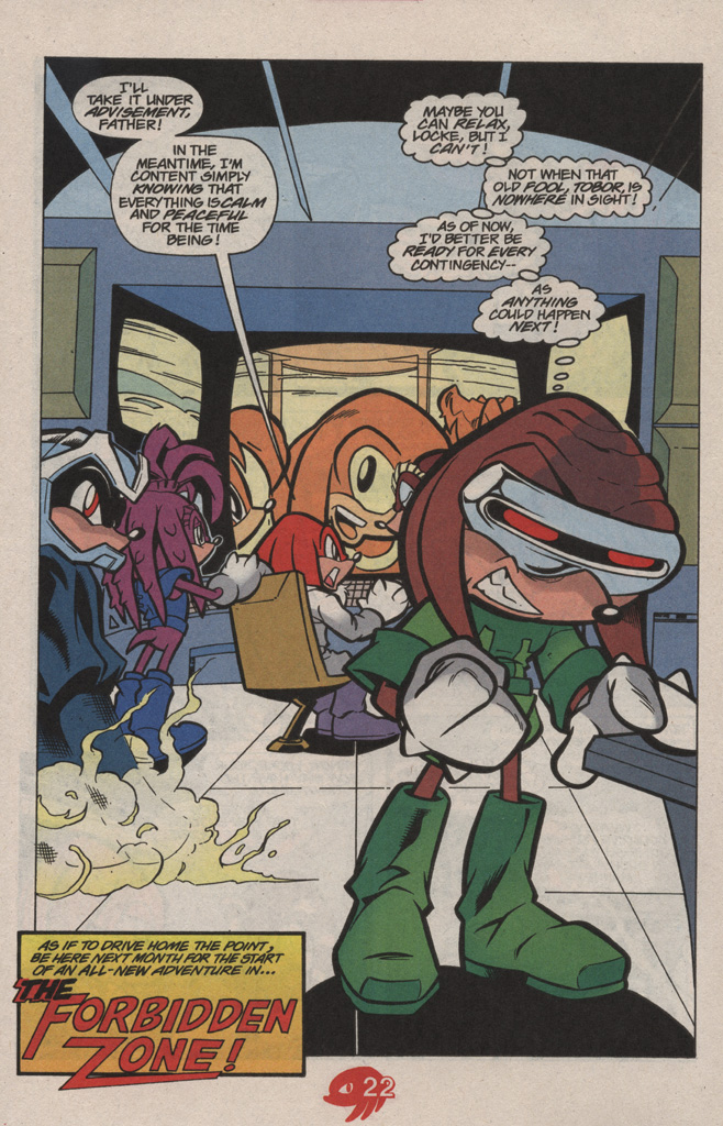 Read online Knuckles the Echidna comic -  Issue #18 - 30