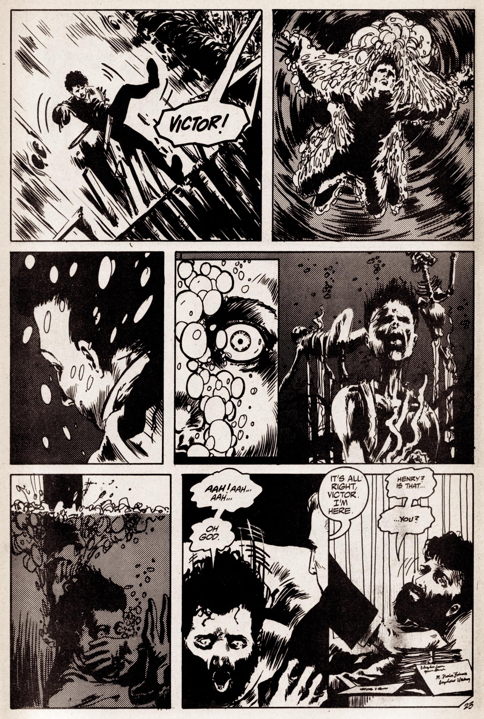 Read online Frankenstein (1989) comic -  Issue #1 - 25