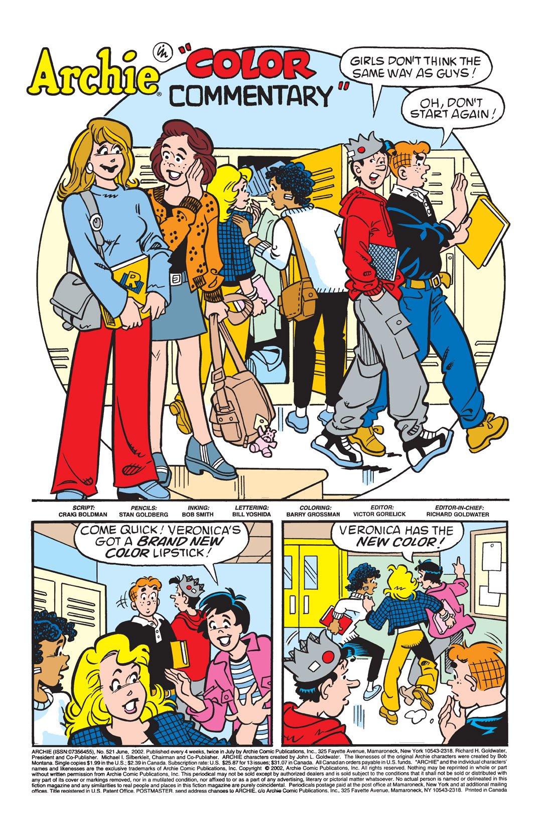 Read online Archie (1960) comic -  Issue #521 - 2
