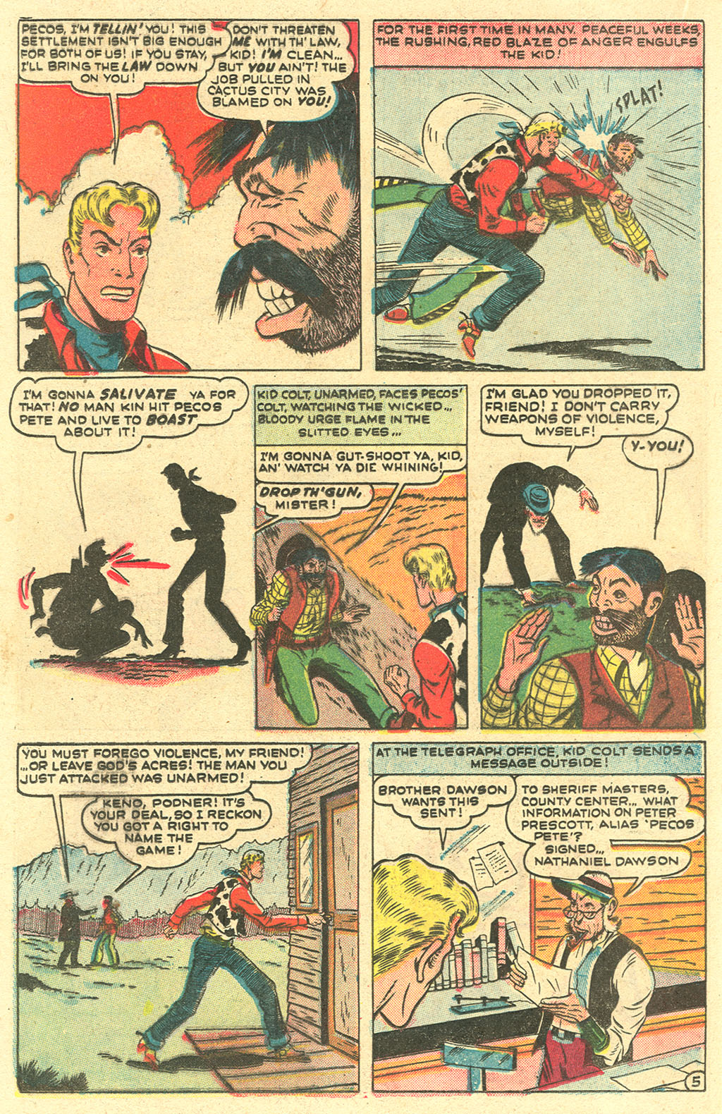 Read online Kid Colt Outlaw comic -  Issue #1 - 28