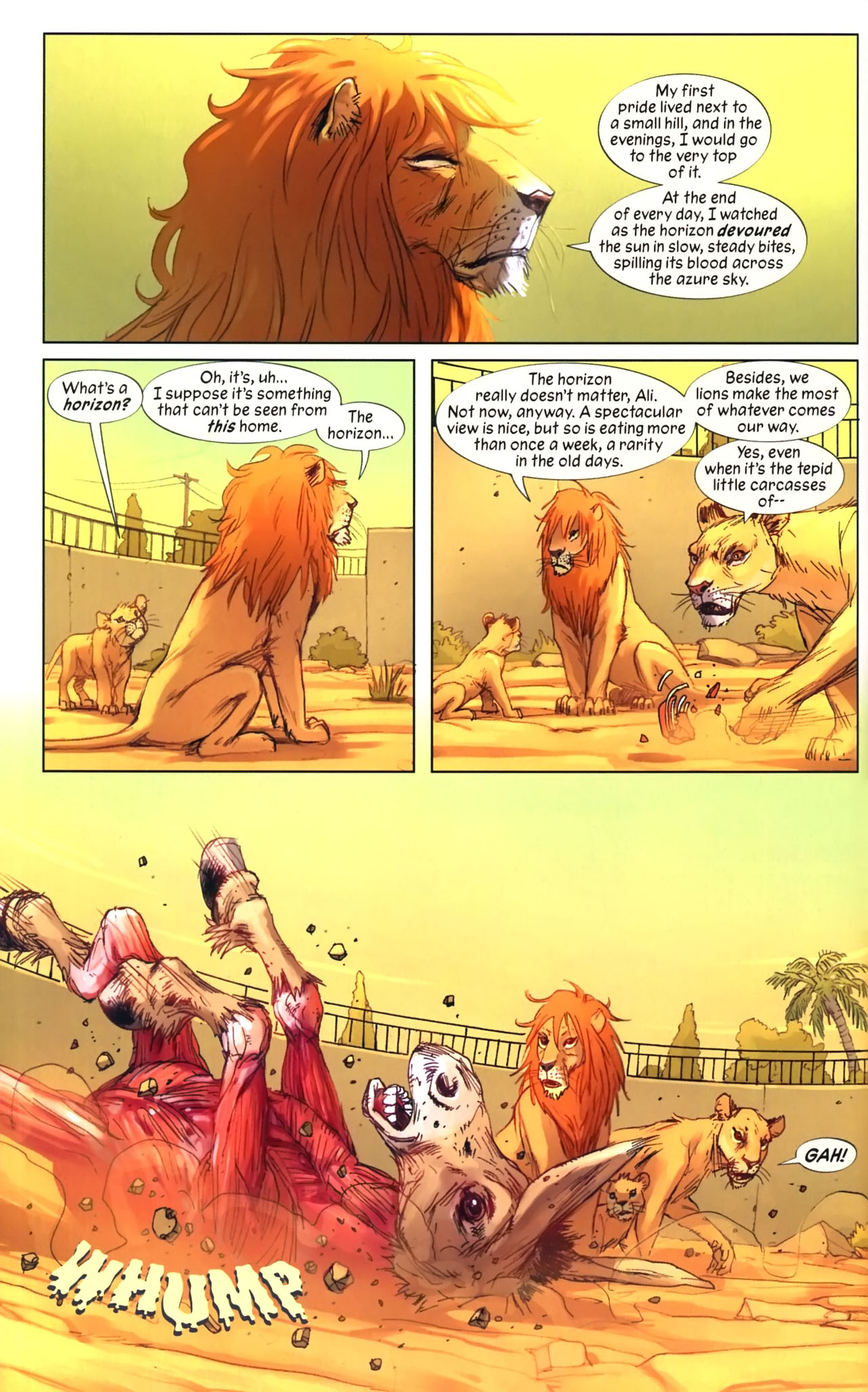 Read online Pride of Baghdad comic -  Issue # Full - 23