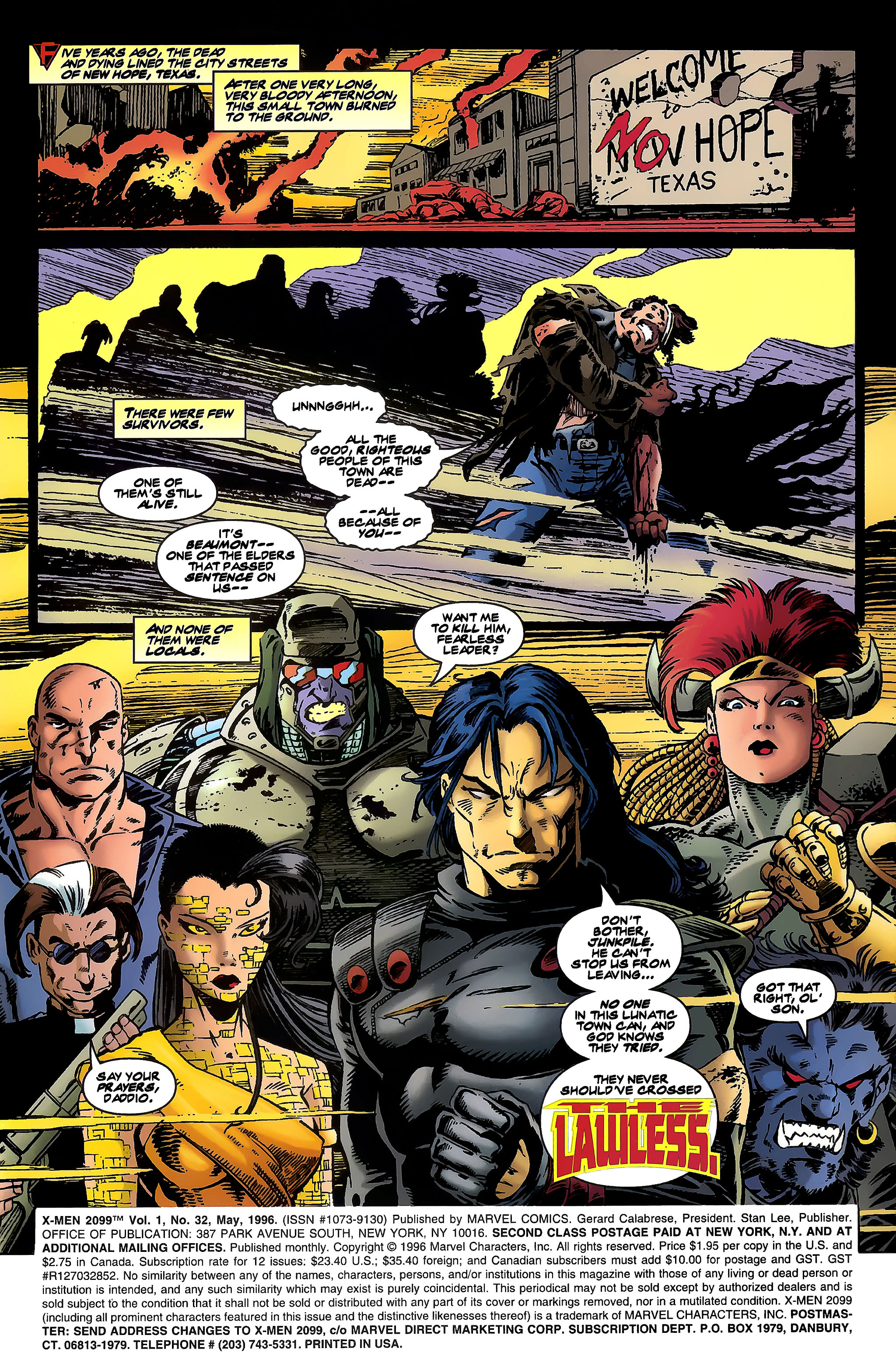 Read online X-Men 2099 comic -  Issue #32 - 2