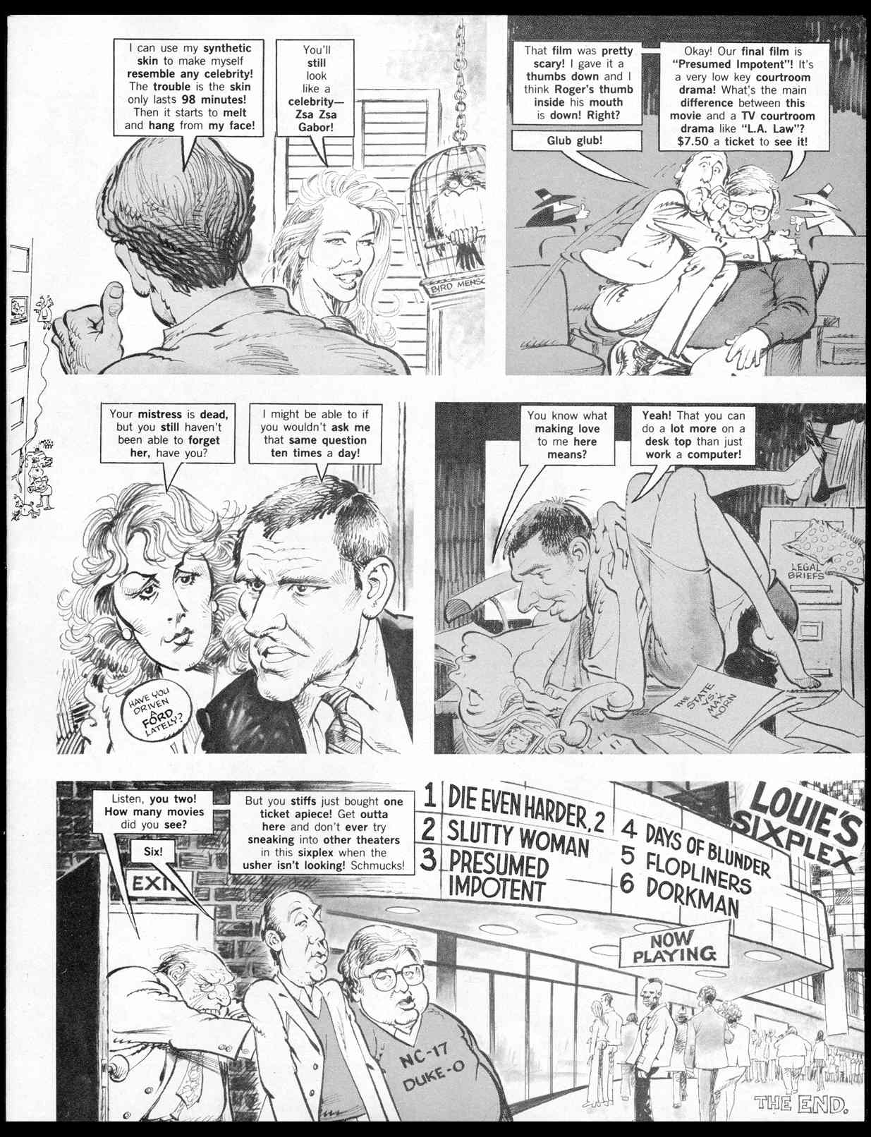 Read online MAD comic -  Issue #302 - 10