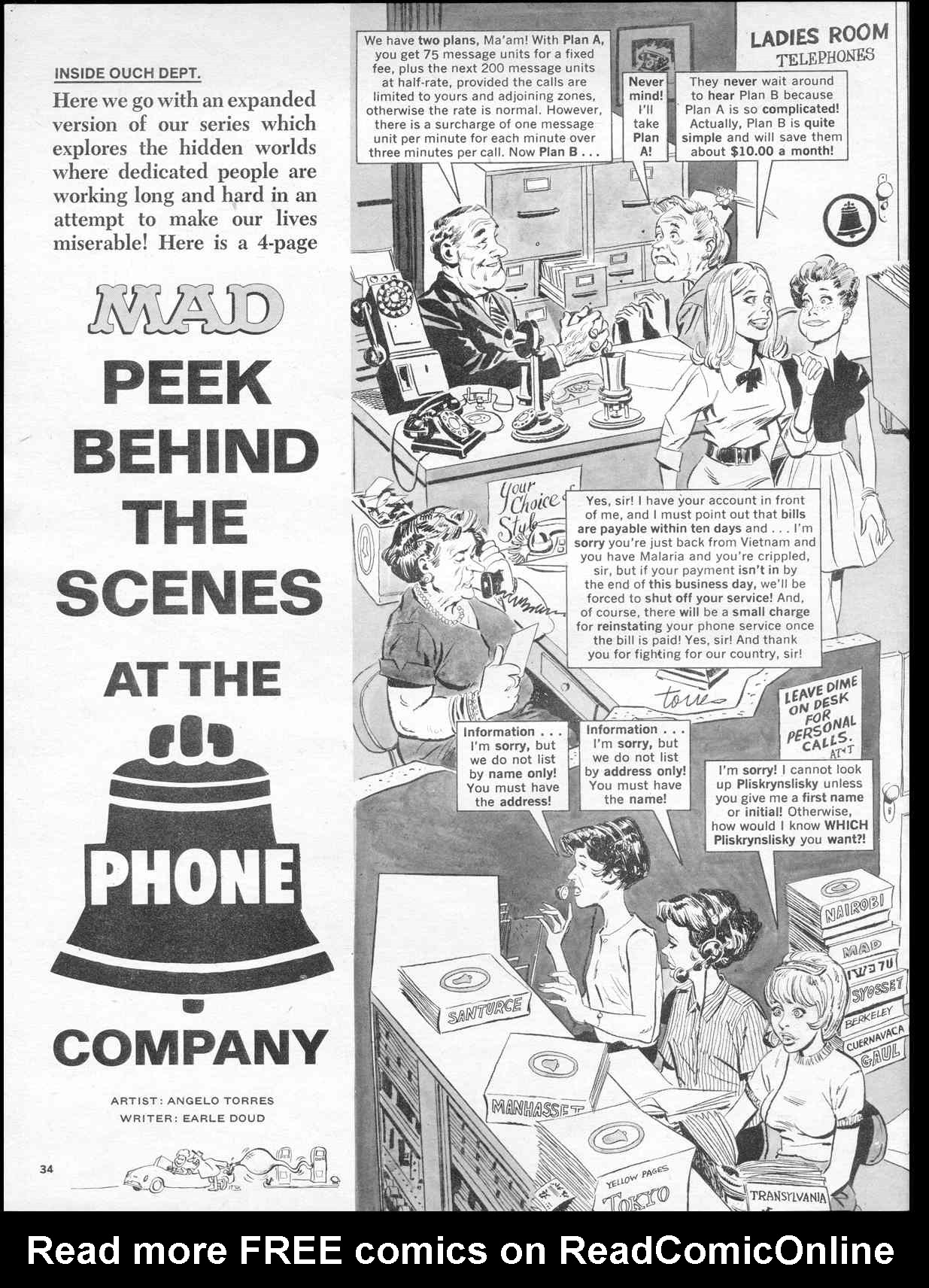 Read online MAD comic -  Issue #132 - 36