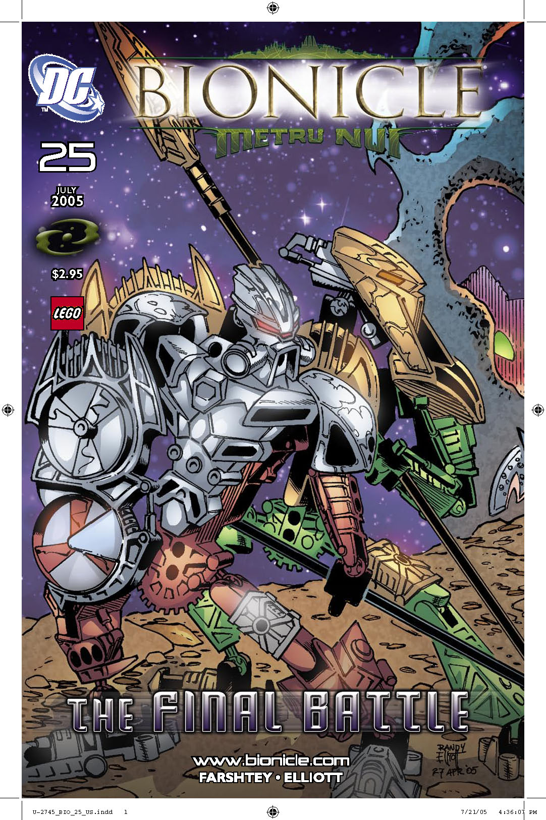 Read online Bionicle comic -  Issue #25 - 1