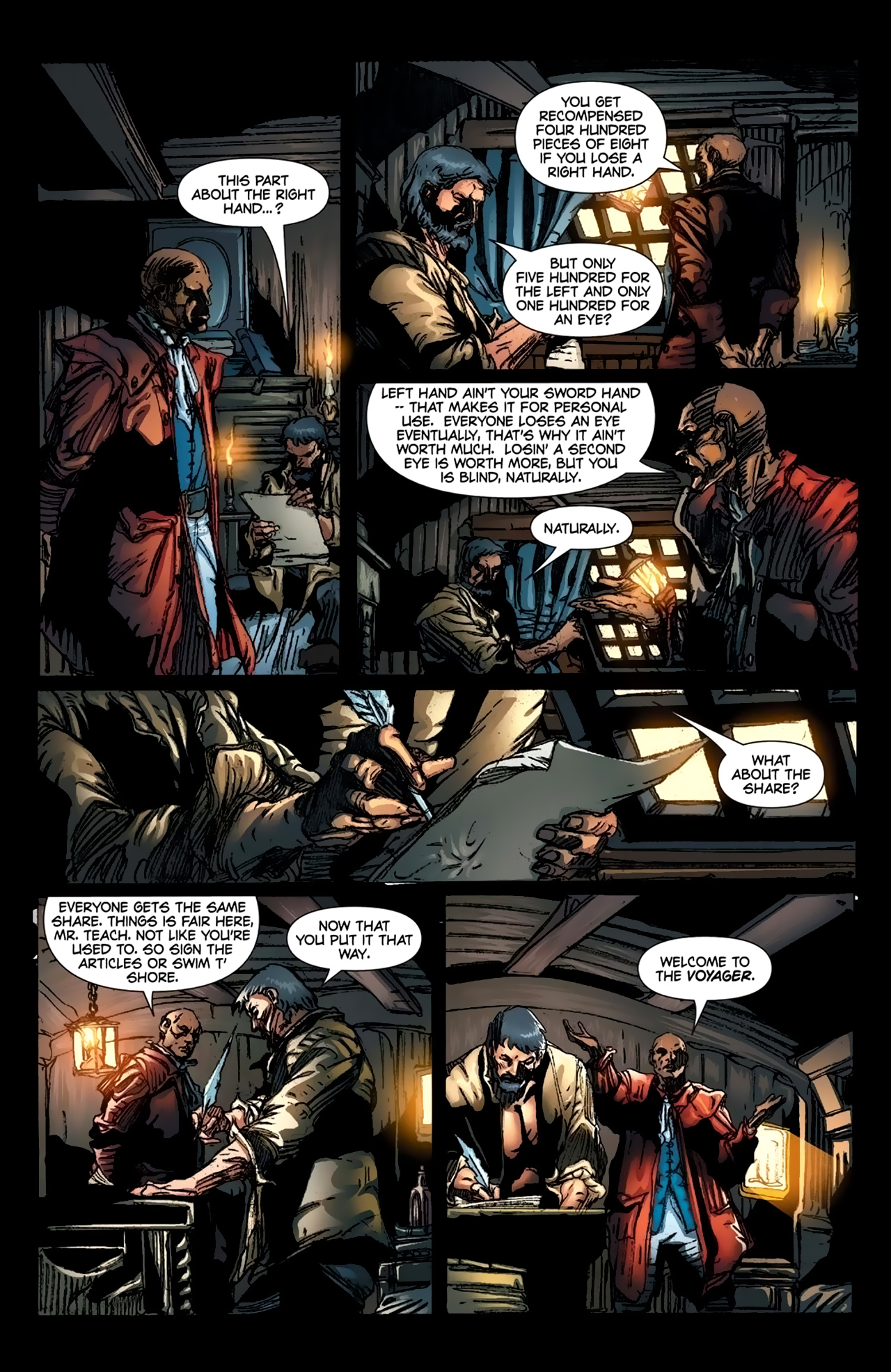 Read online Blackbeard: Legend of the Pyrate King comic -  Issue #3 - 3