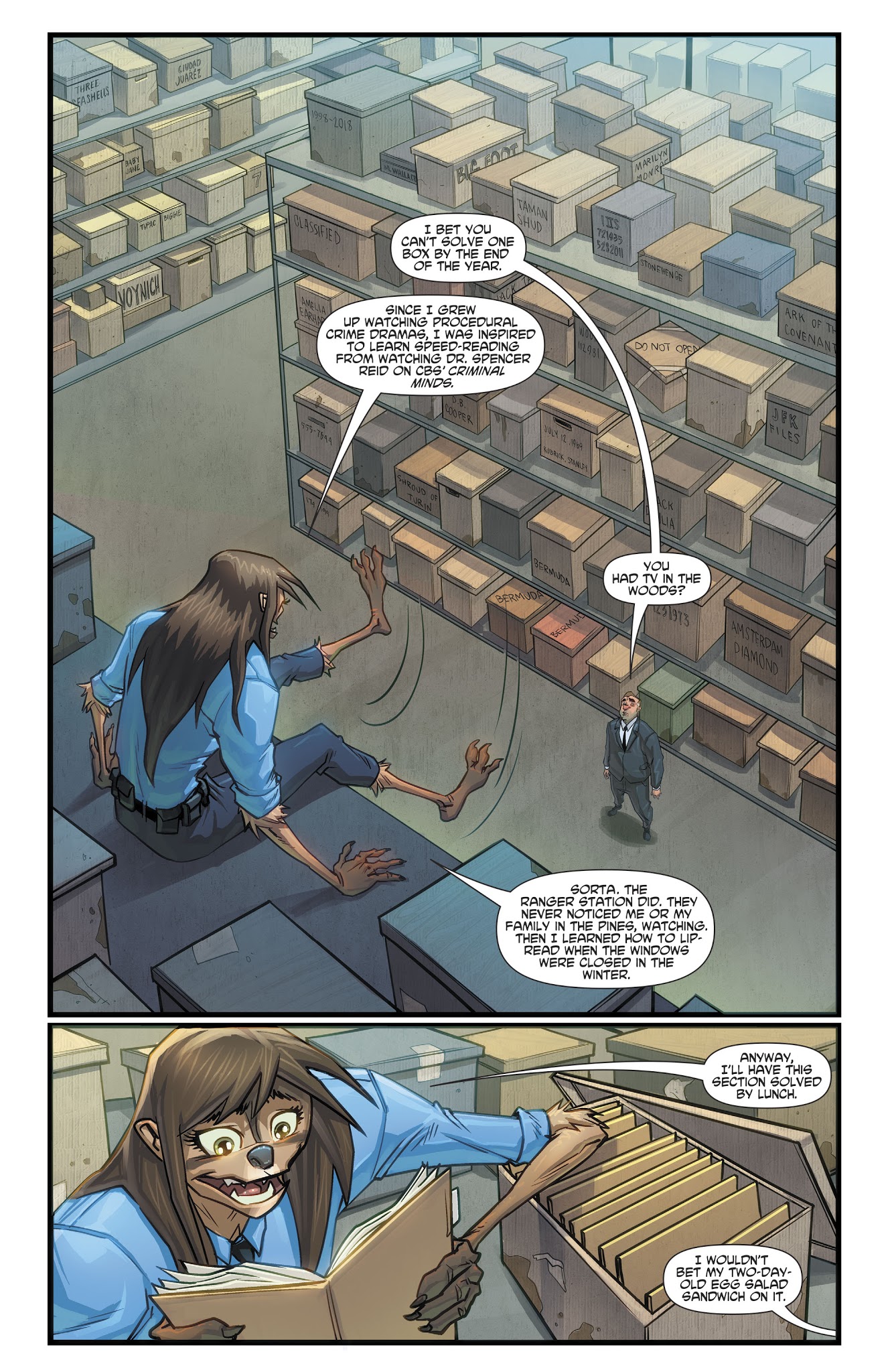 Read online Exit Stage Left: The Snagglepuss Chronicles comic -  Issue #3 - 27