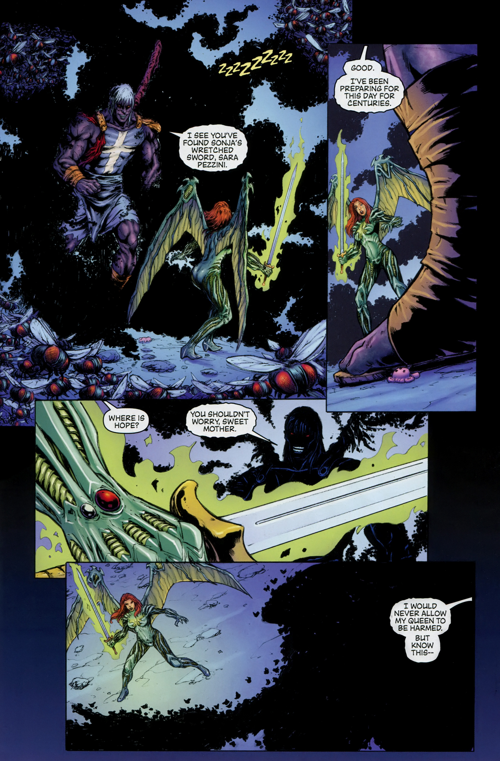 Read online Witchblade/Red Sonja comic -  Issue #5 - 7