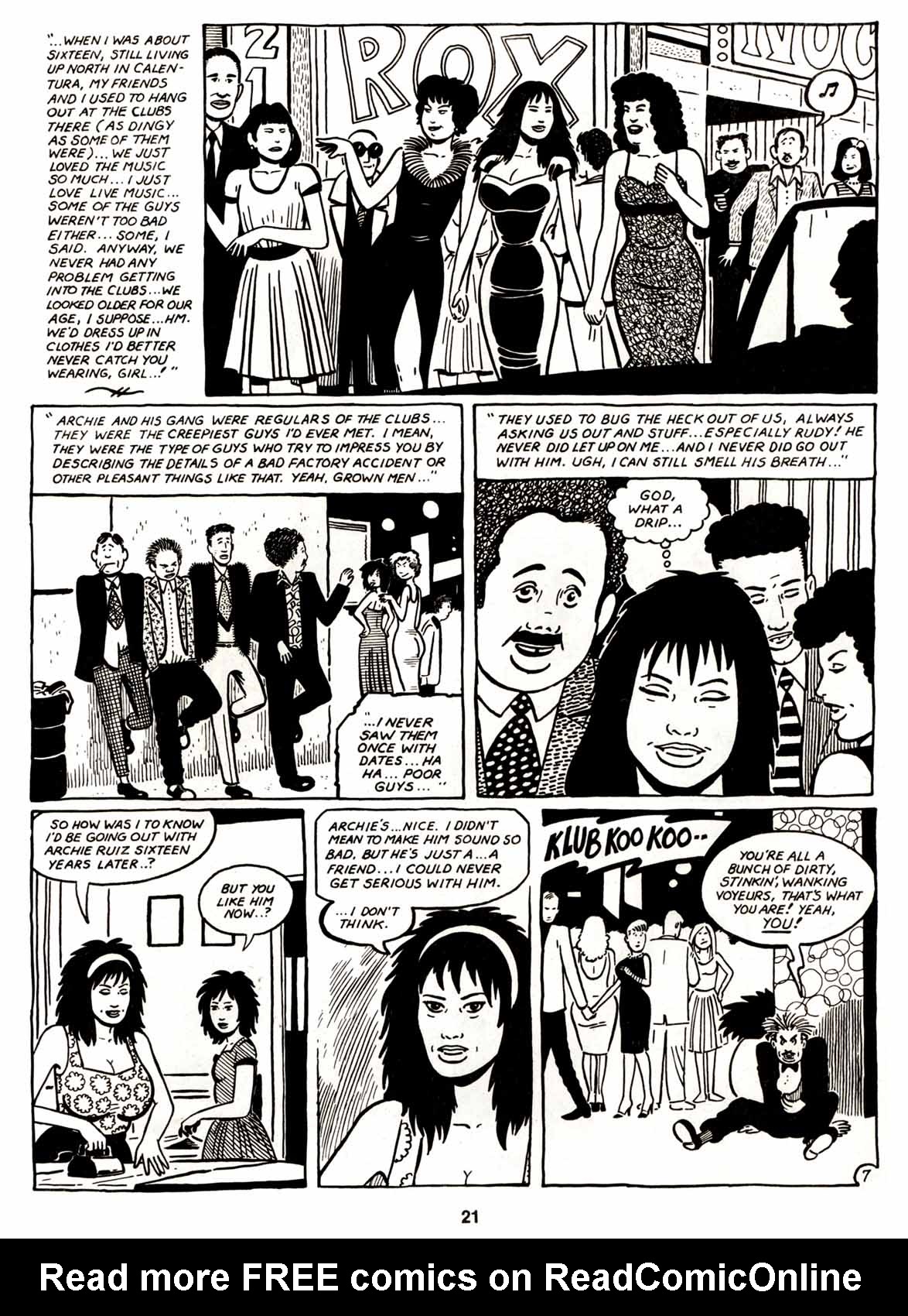 Read online Love and Rockets (1982) comic -  Issue #6 - 23