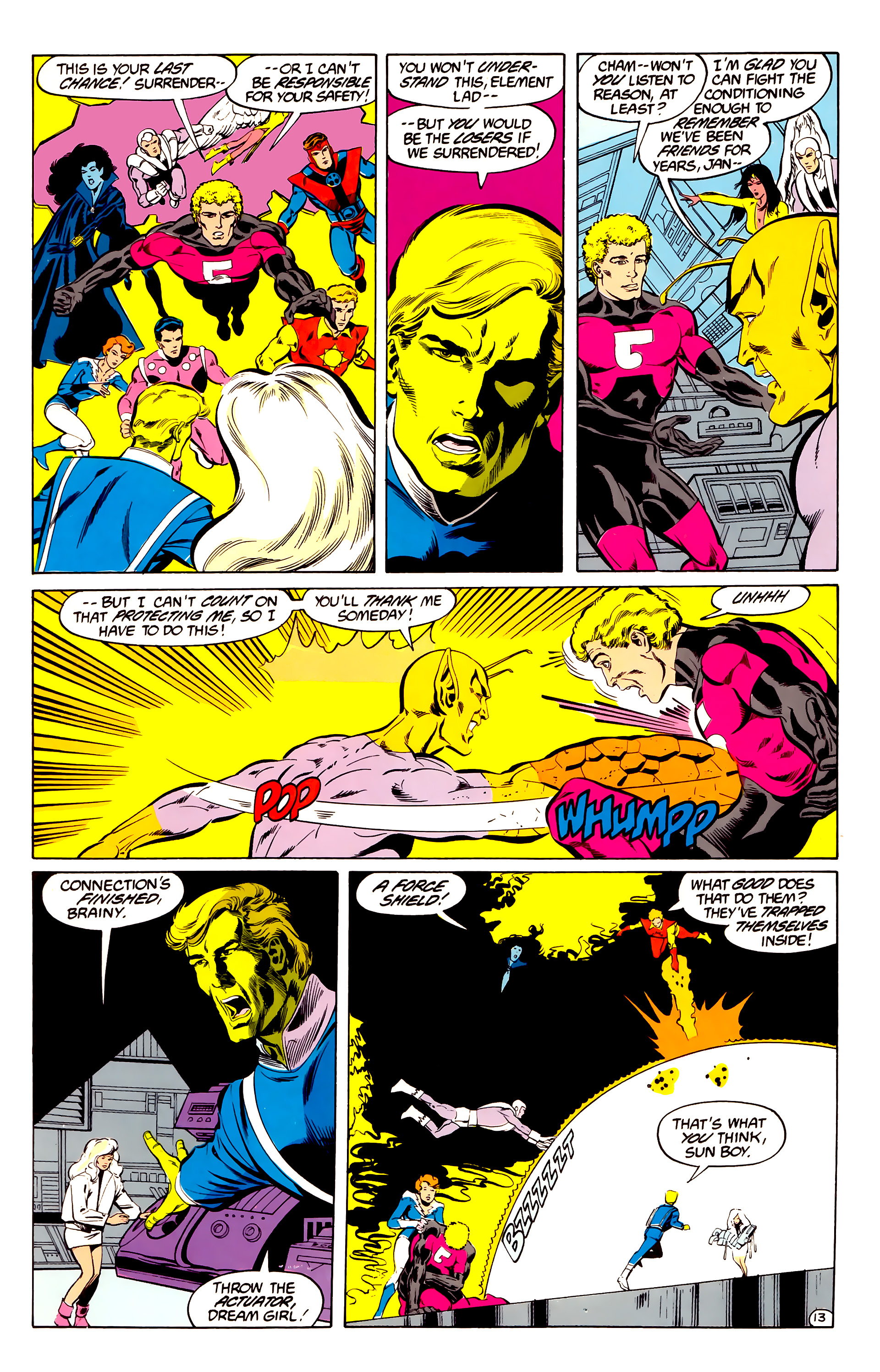 Read online Legion of Super-Heroes (1984) comic -  Issue #35 - 14