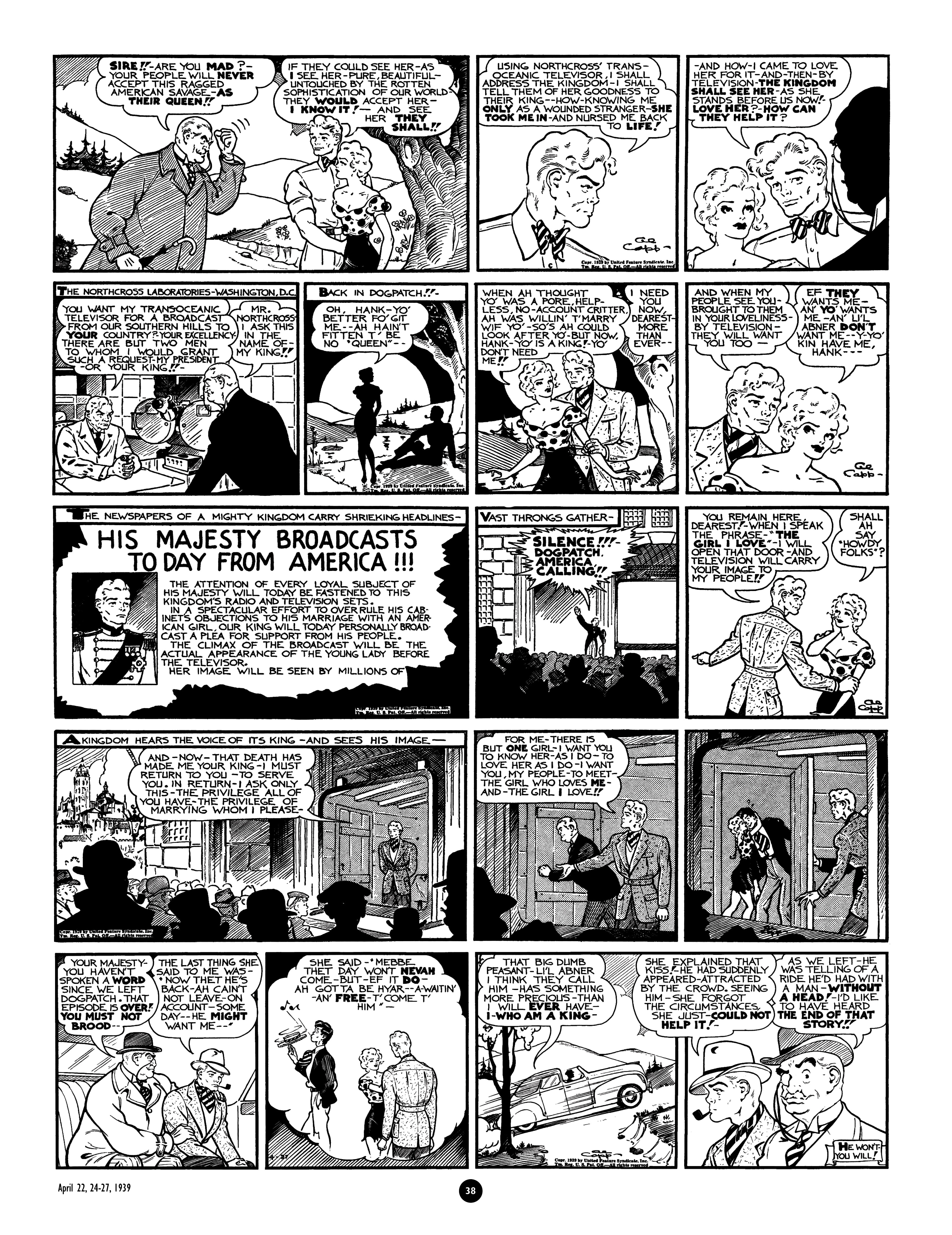 Read online Al Capp's Li'l Abner Complete Daily & Color Sunday Comics comic -  Issue # TPB 3 (Part 1) - 39