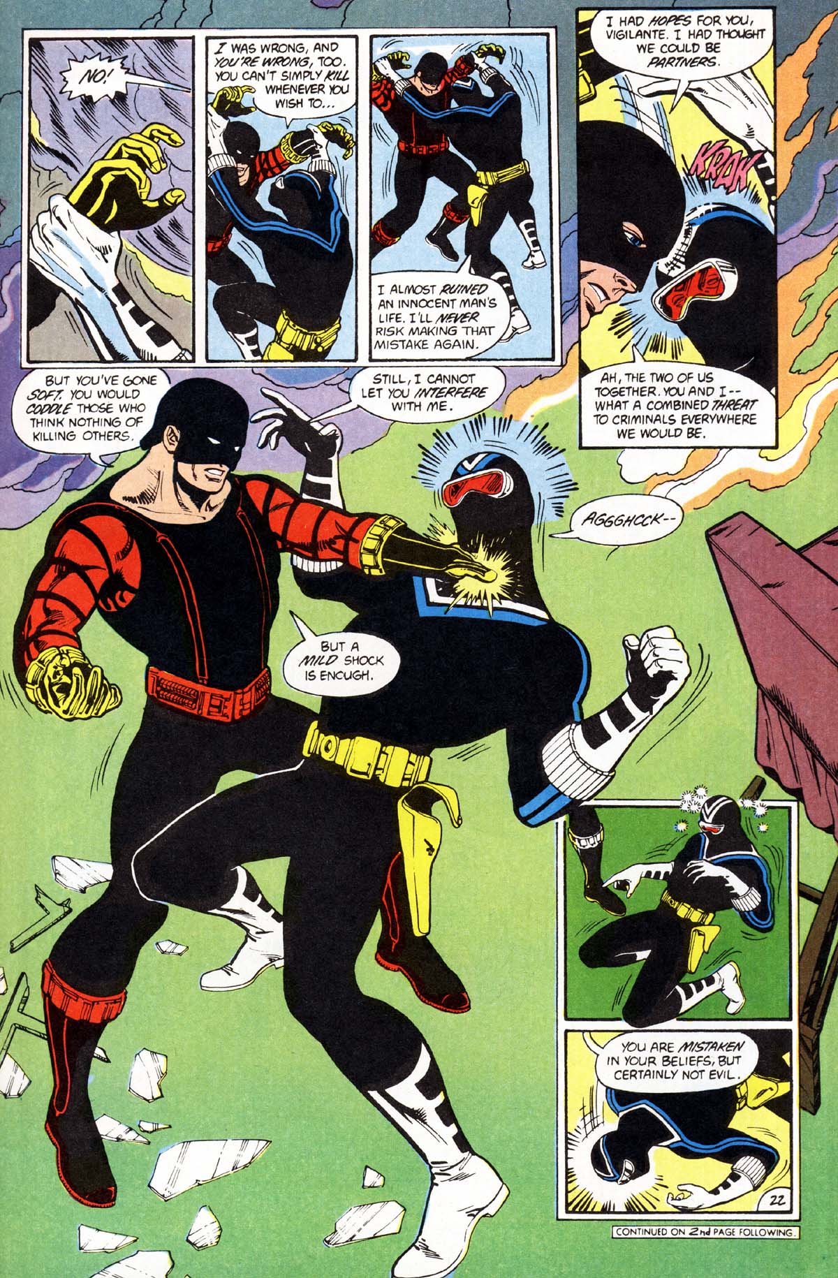 Read online Vigilante (1983) comic -  Issue #8 - 23