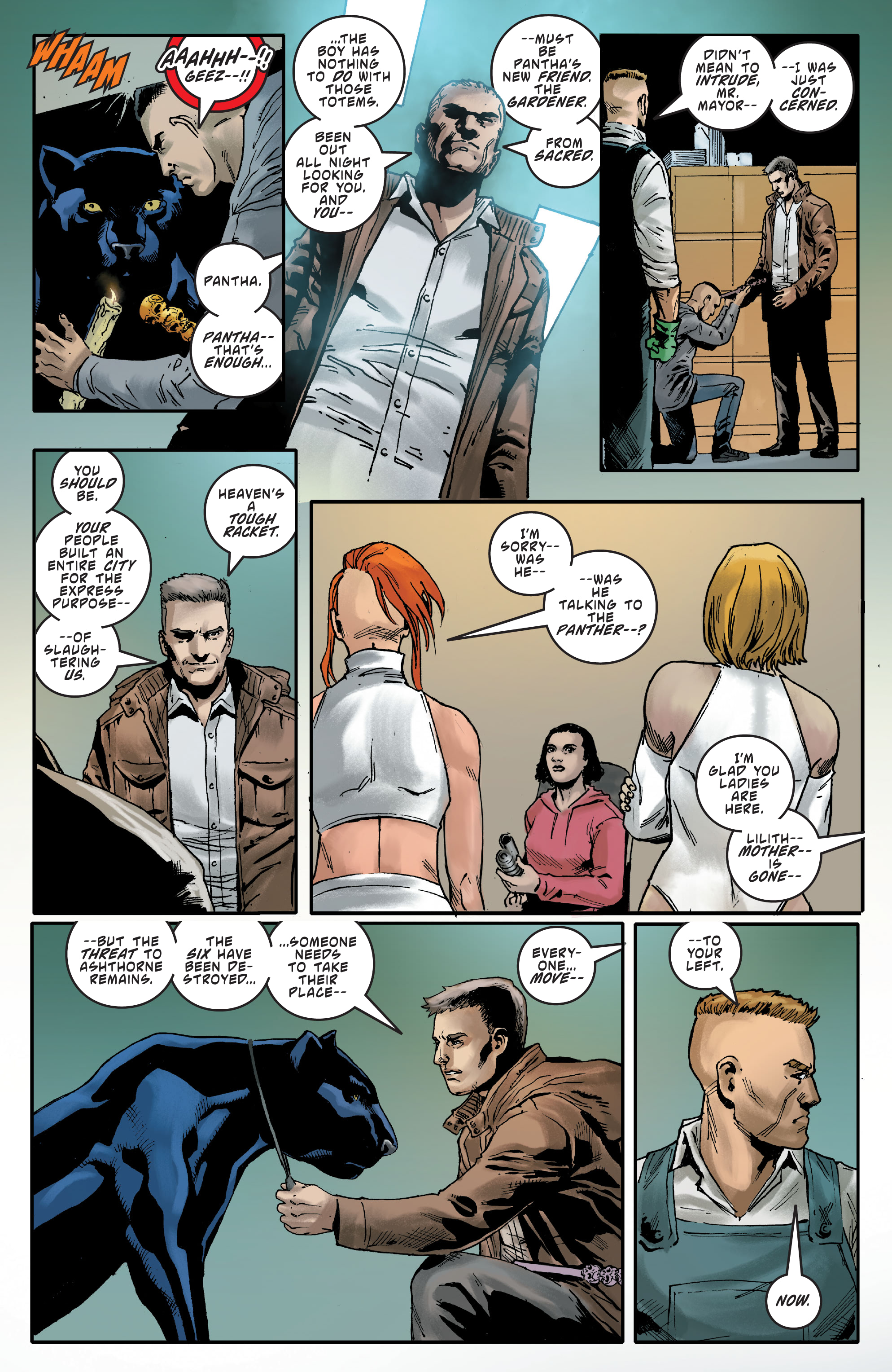 Read online Sacred Six comic -  Issue #8 - 19